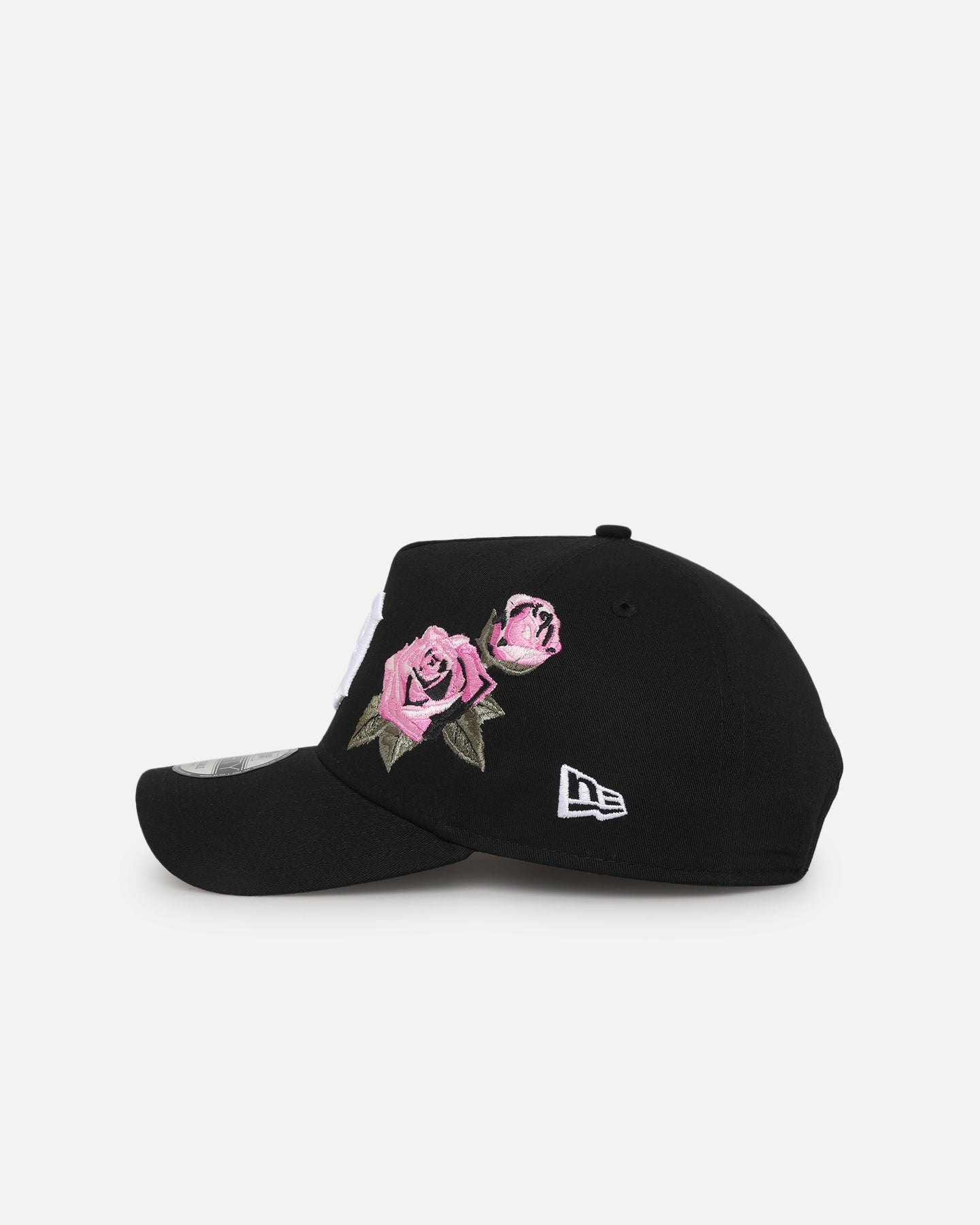 New Era Detroit Tigers 'Pink Rose Embroidery' 9FORTY A-Frame Snapback Black/Pink、mySite、zt4zffjzw