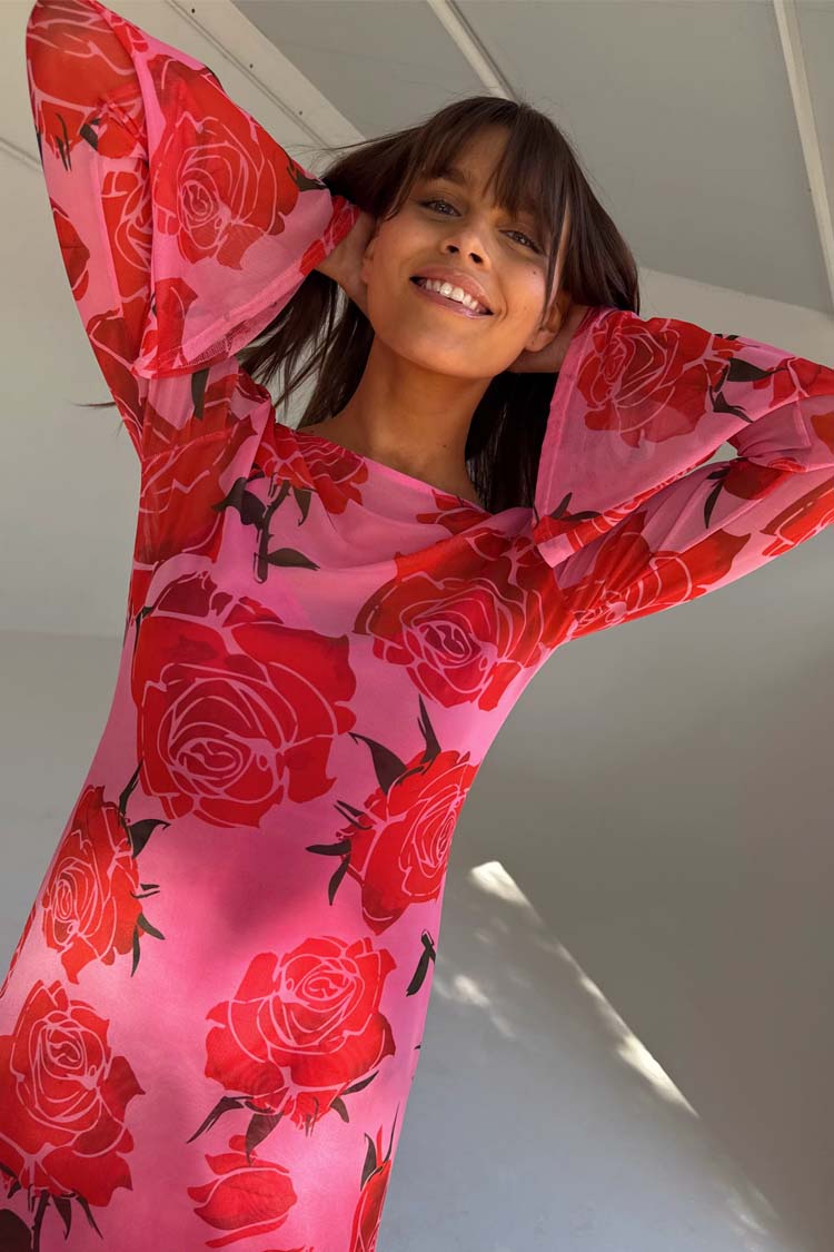 Rosa Aria Dress Petite、mySite、solidvoid