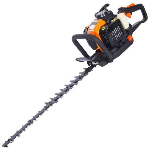 26cc 2 cycle gas powered hedge trimmer , double sided blade 24",recoil gasoline trim blade、、eastwooduniform