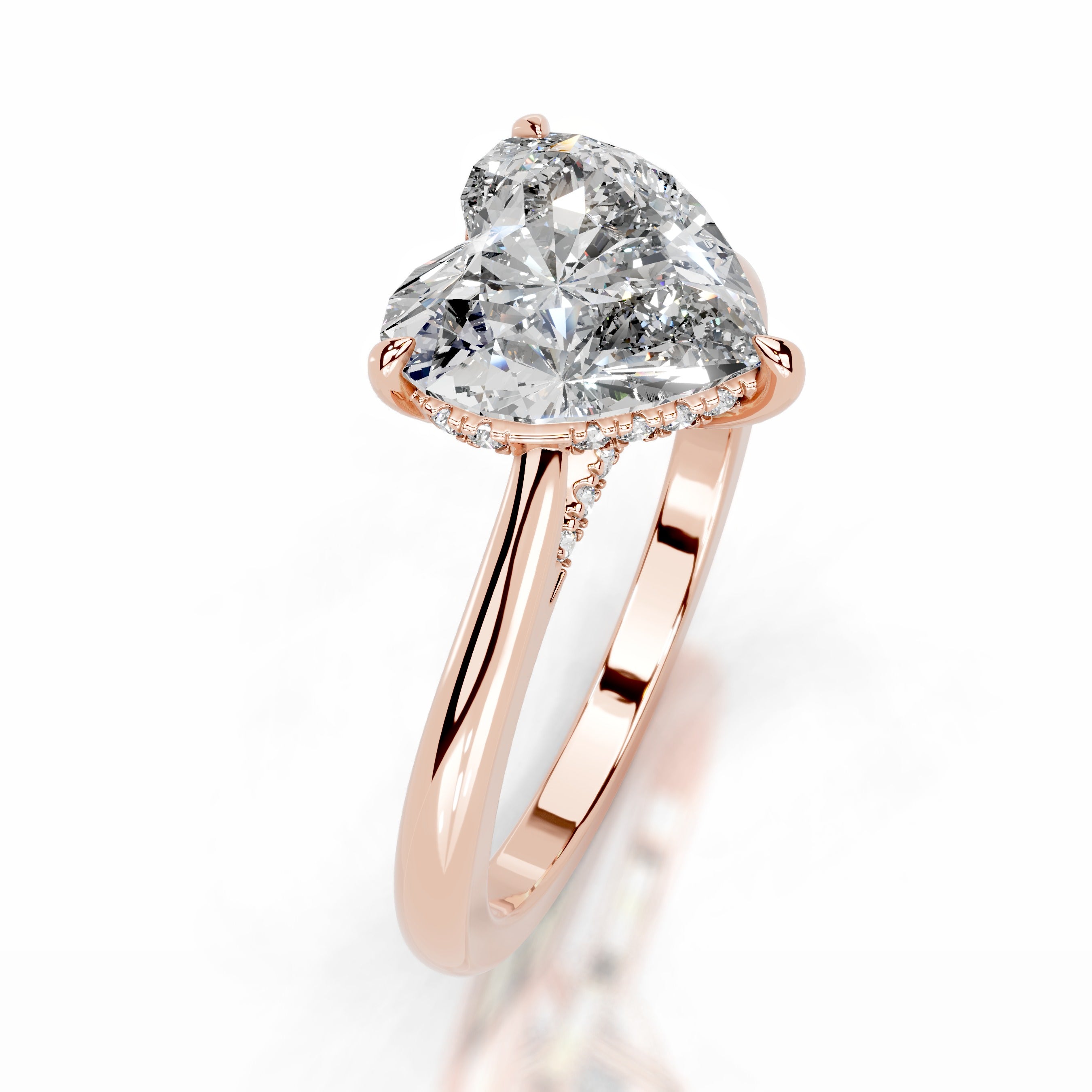 Anele Lab Grown Diamond Ring - 14K Rose Gold、mySite、hinf8tx79