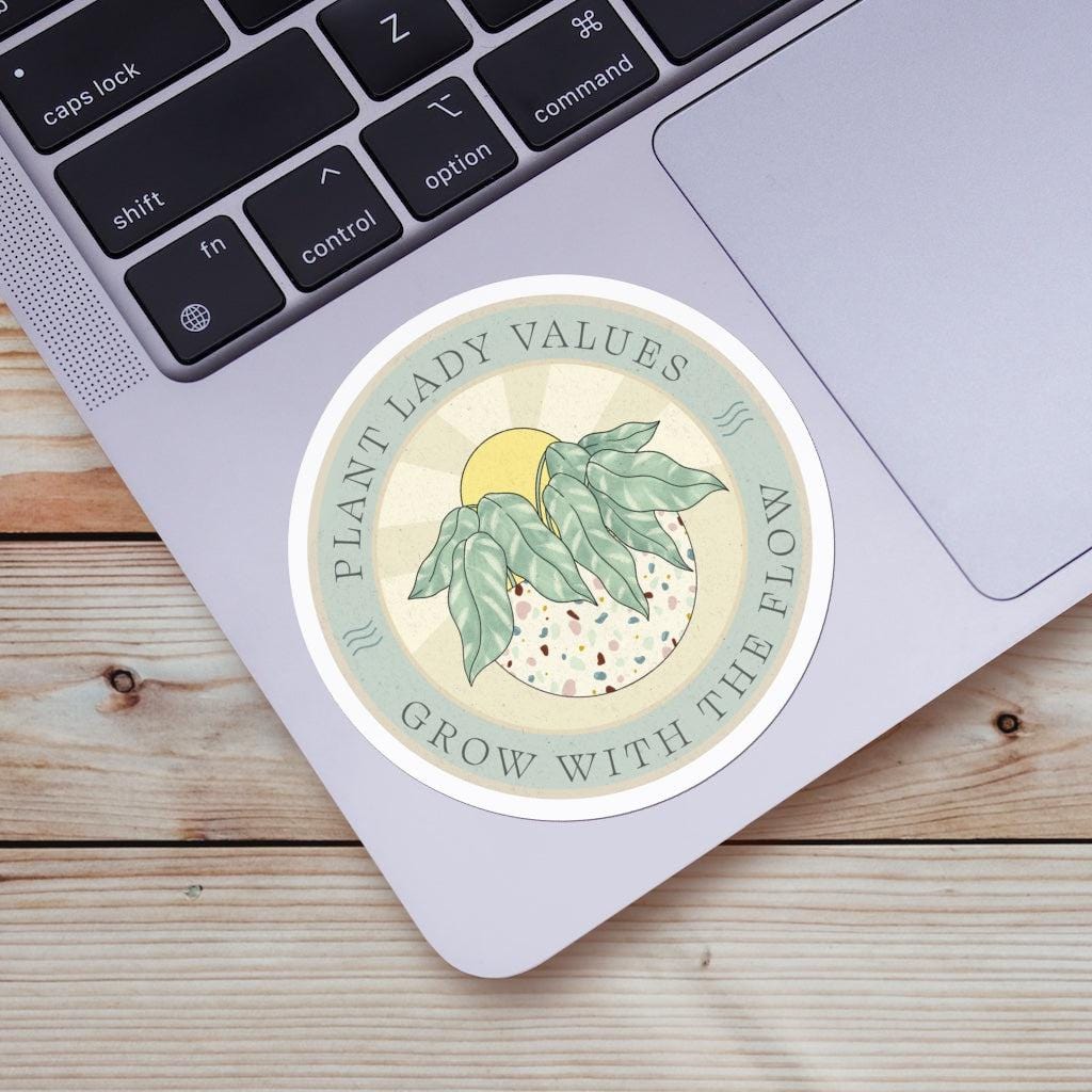  Plant Lady Values Sticker、mySite、ghnorth