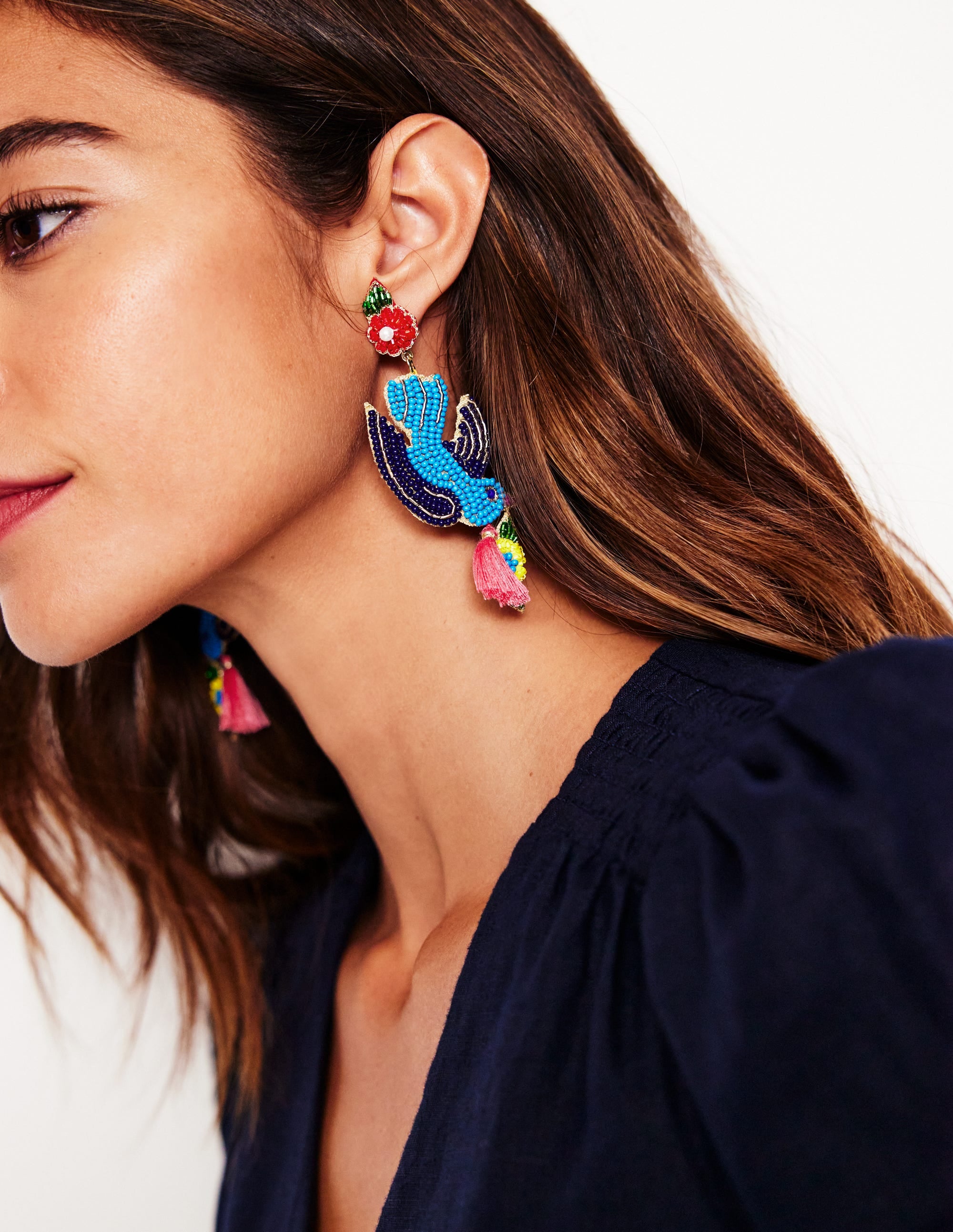  Beady Motif Earrings-Bird、mySite、ashleygrahame