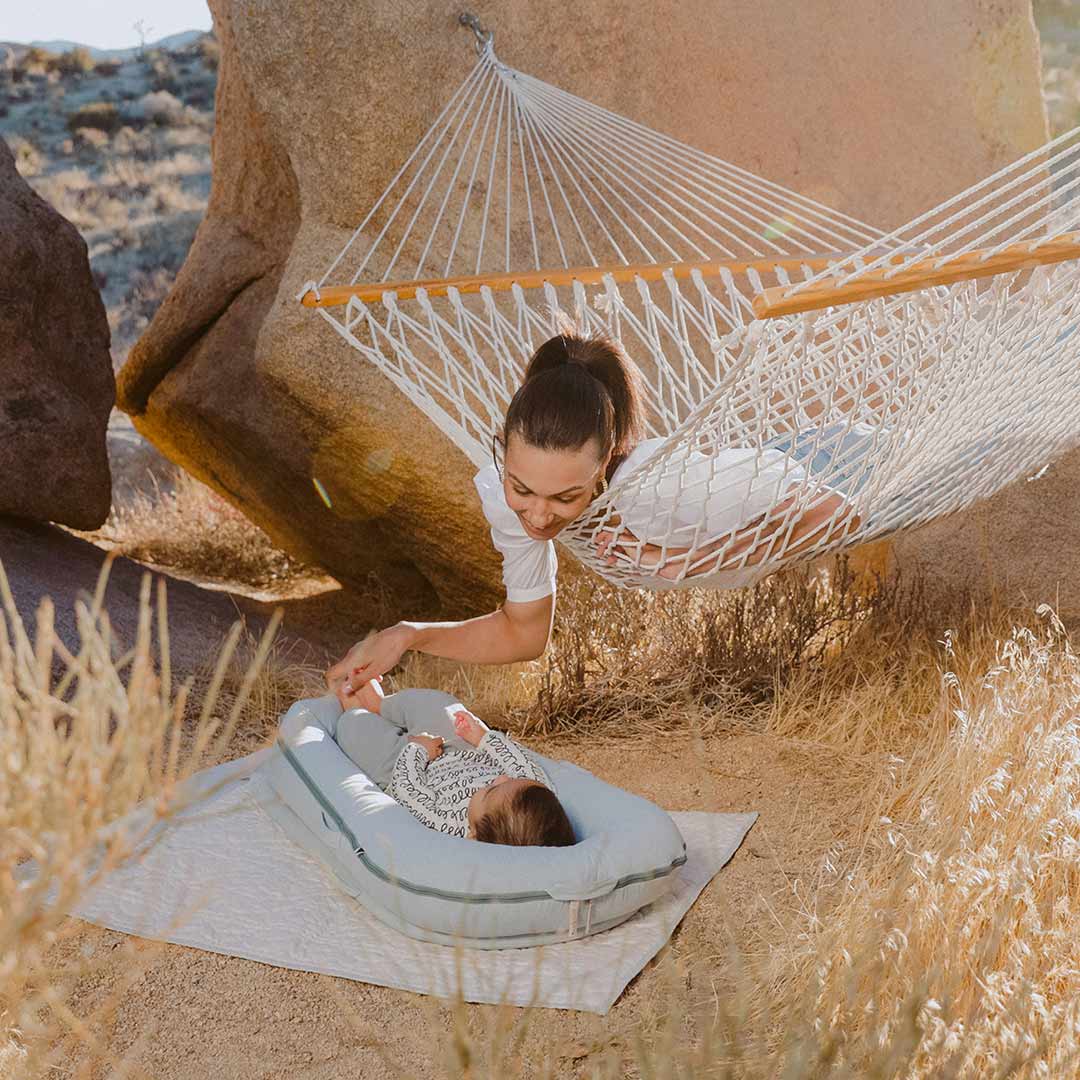  DockATot Deluxe+ Dock - Marine Chambray、mySite、merchandisen