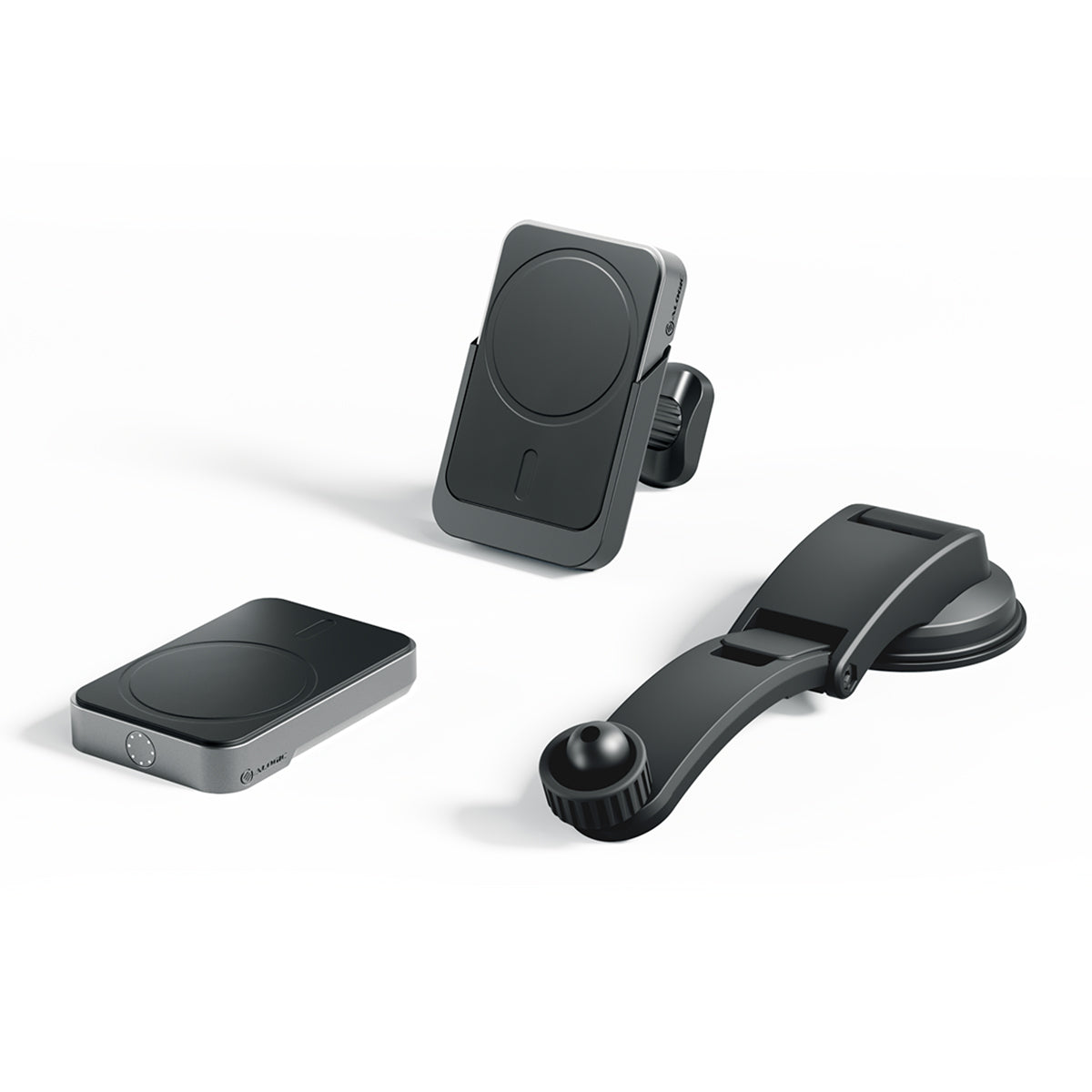 Matrix Universal Magnetic Car Charger with Air Vent & Dash Mount + Matrix Universal Magnetic Power Bank 5000mAh、mySite、fannypackpong