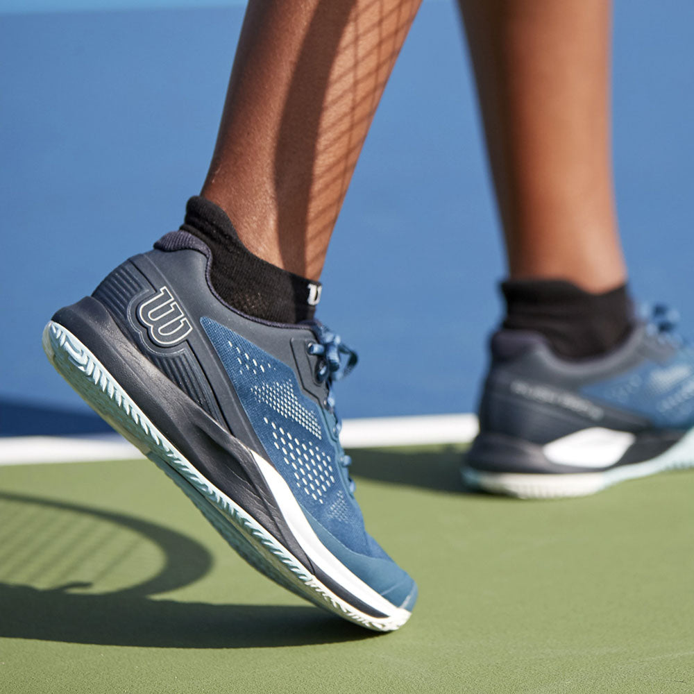 Wilson Women's No Show Socks 3 Pack (Black)