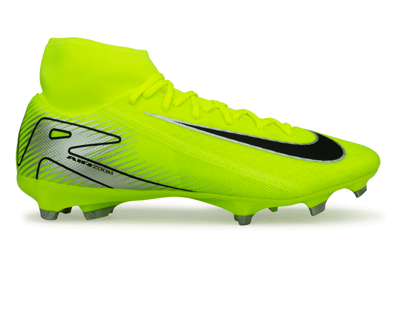 Nike Men's Zoom Mercurial Superfly 10 Academy FG/MG Volt/Black、mySite、bottomscart