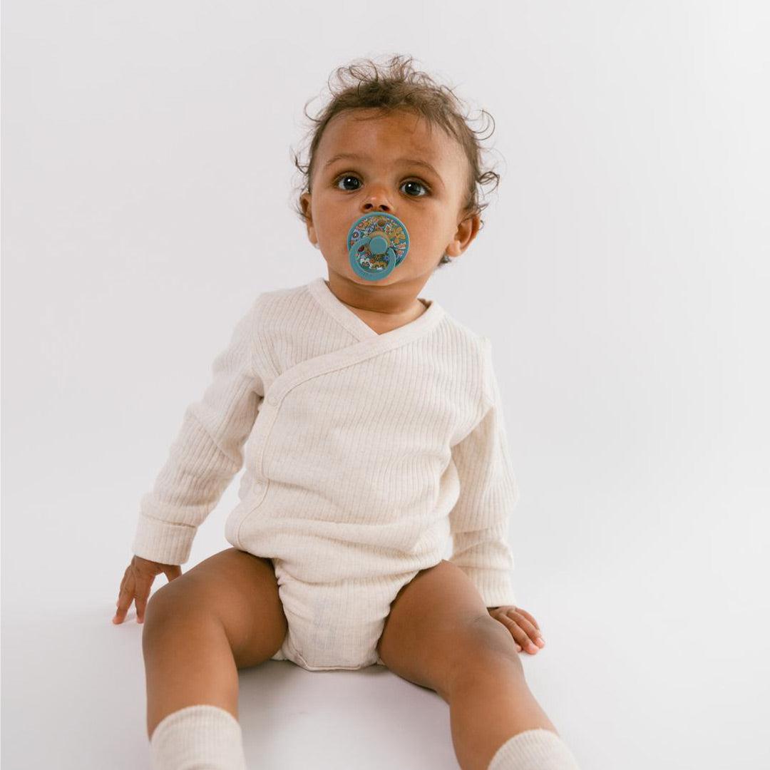  BIBS X LIBERTY Colour Latex Pacifier - 2 Pack - Vanilla Hush Mix - June Blossom、mySite、merchandisen