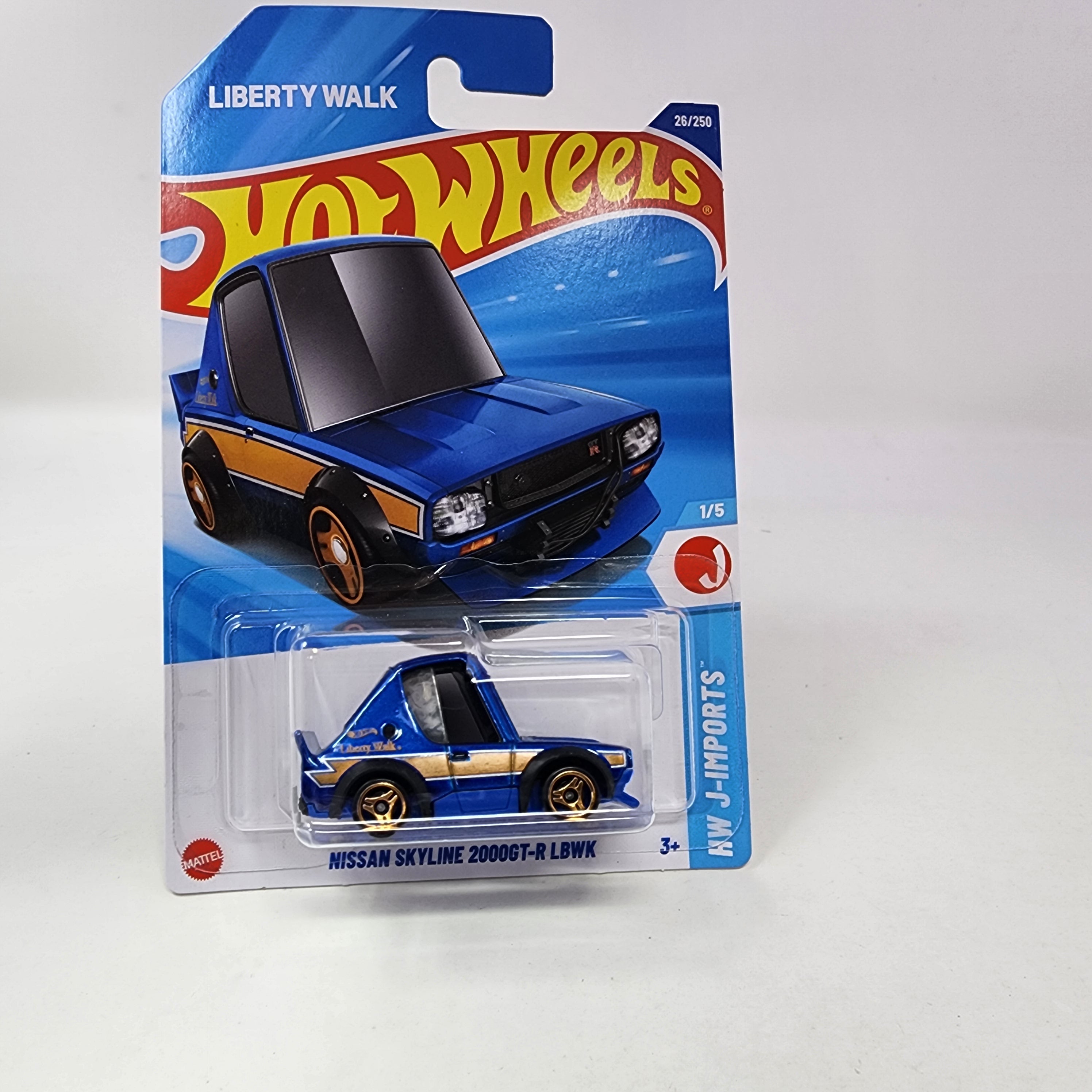 Nissan Skyline 2000Gt-R LBWK #26 * Blue * 2025 Hot Wheels Case F、mySite、hgirdovlk