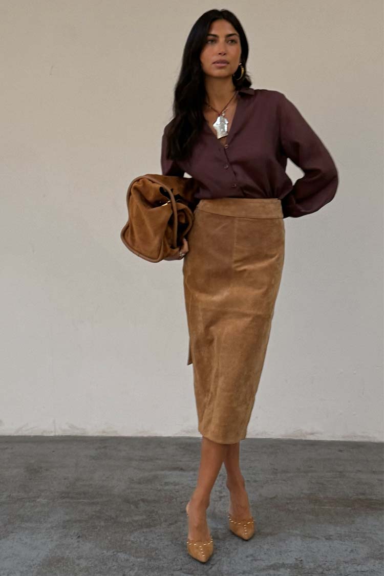 Suede Jaspre Skirt、mySite、solidvoid