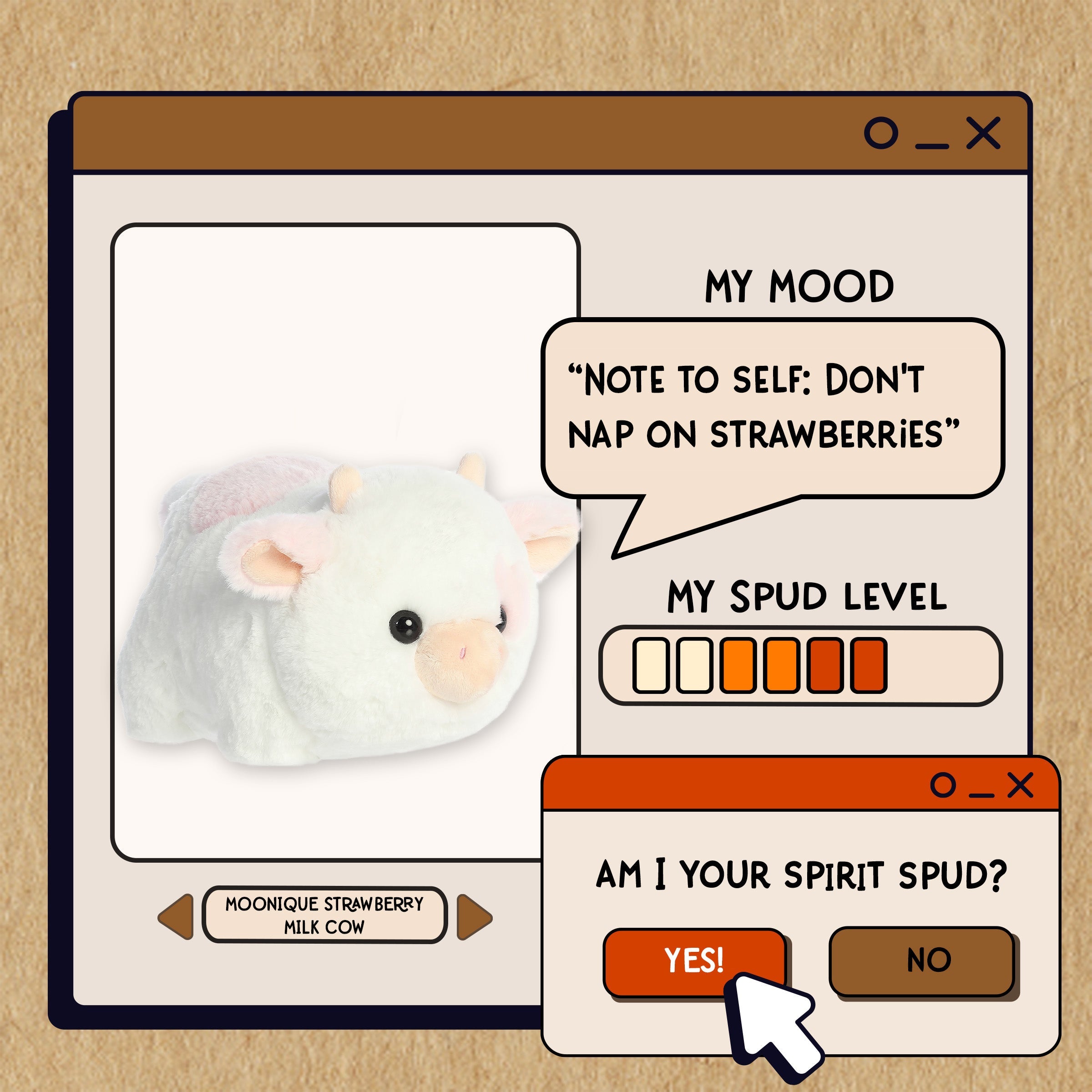 Aurora® - Spudsters™ - 10 Moonique Strawberry Milk Cow™、mySite、g9winljtr