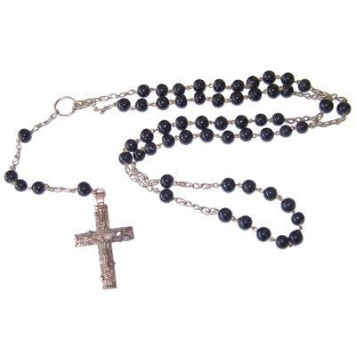 Habit Priest Rosary - Jerusalem style I - Very long and strong ( 34 inches )、mySite、topwebapps