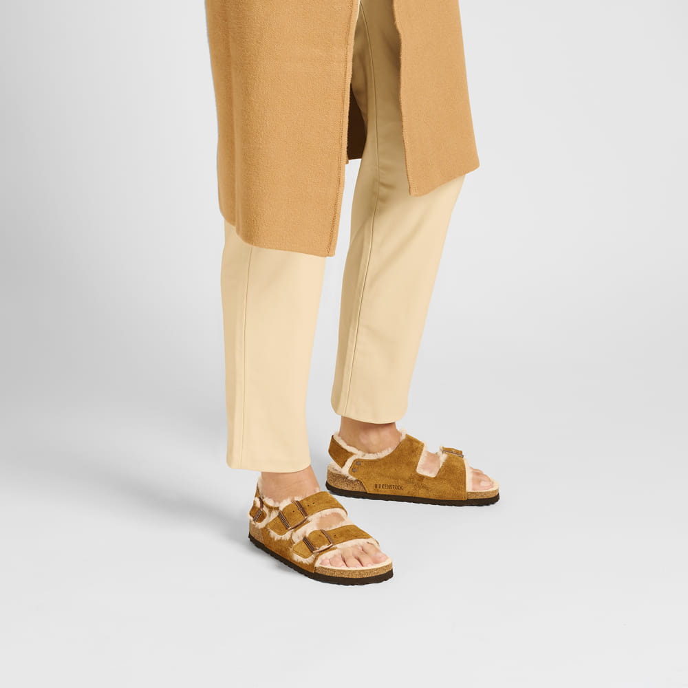 Milano Suede Shearling Suede Leather Shearling、mySite、gtrtttuynbv