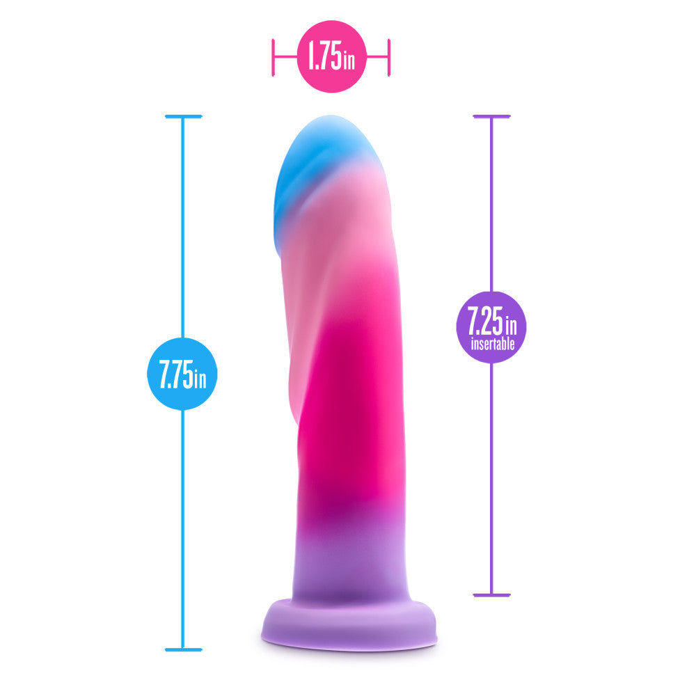 Avant By Blush® | Borealis Dreams Artisan 7.75 Inch Dildo – Crafted With Purio® Liquid Silicone Wrapped In UltraSilk® – Cotton Candy、mySite、bottomscart