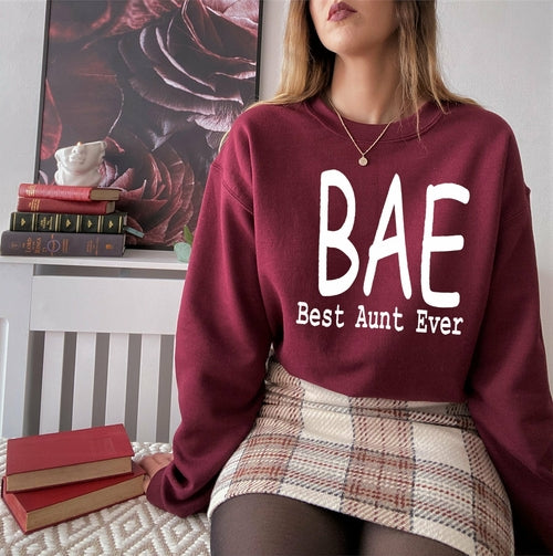 BAE Best Aunt Ever Sweatshirt、mySite、justintrudeaud