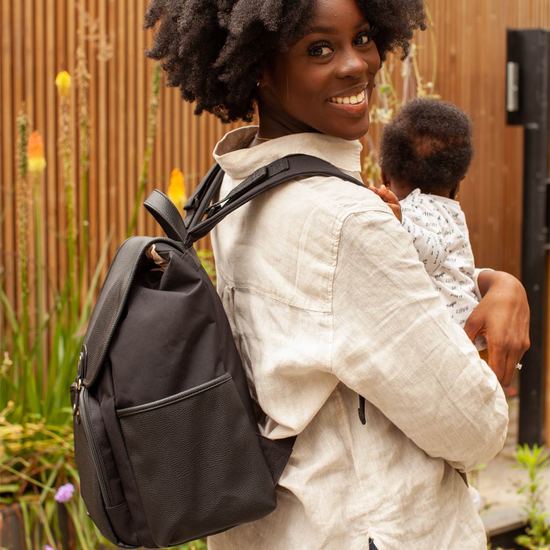  Babymel Freddie Changing Backpack - Black、mySite、merchandisen