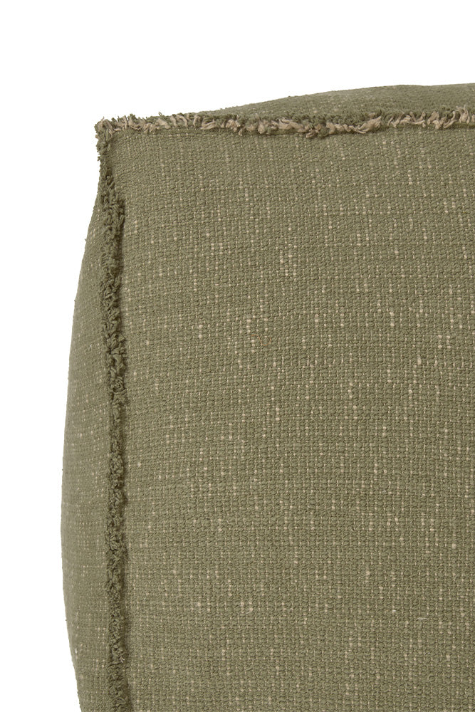 Handloom Pouf Kaki、mySite、gigharbornorthrealestate