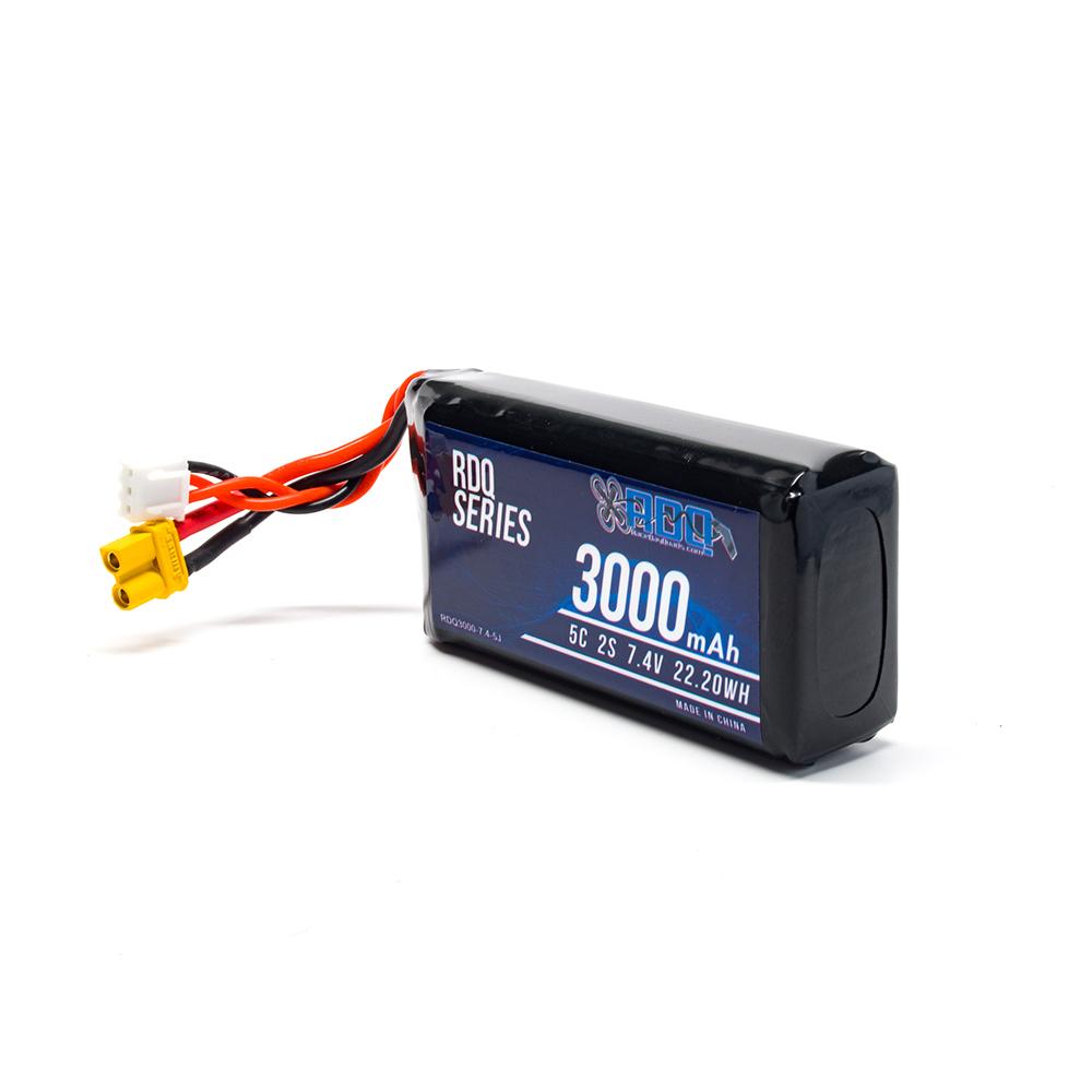  RDQ Series 7.4V 2S 3000mAh 5C Jumper T16/T18 & RadioMaster TX16S Compatible LiPo Battery - XT30、mySite、merchandisen