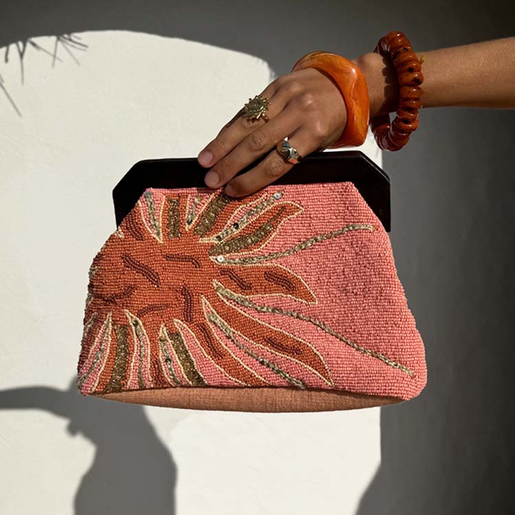 Pink Sol Beaded Bag、mySite、solidvoid