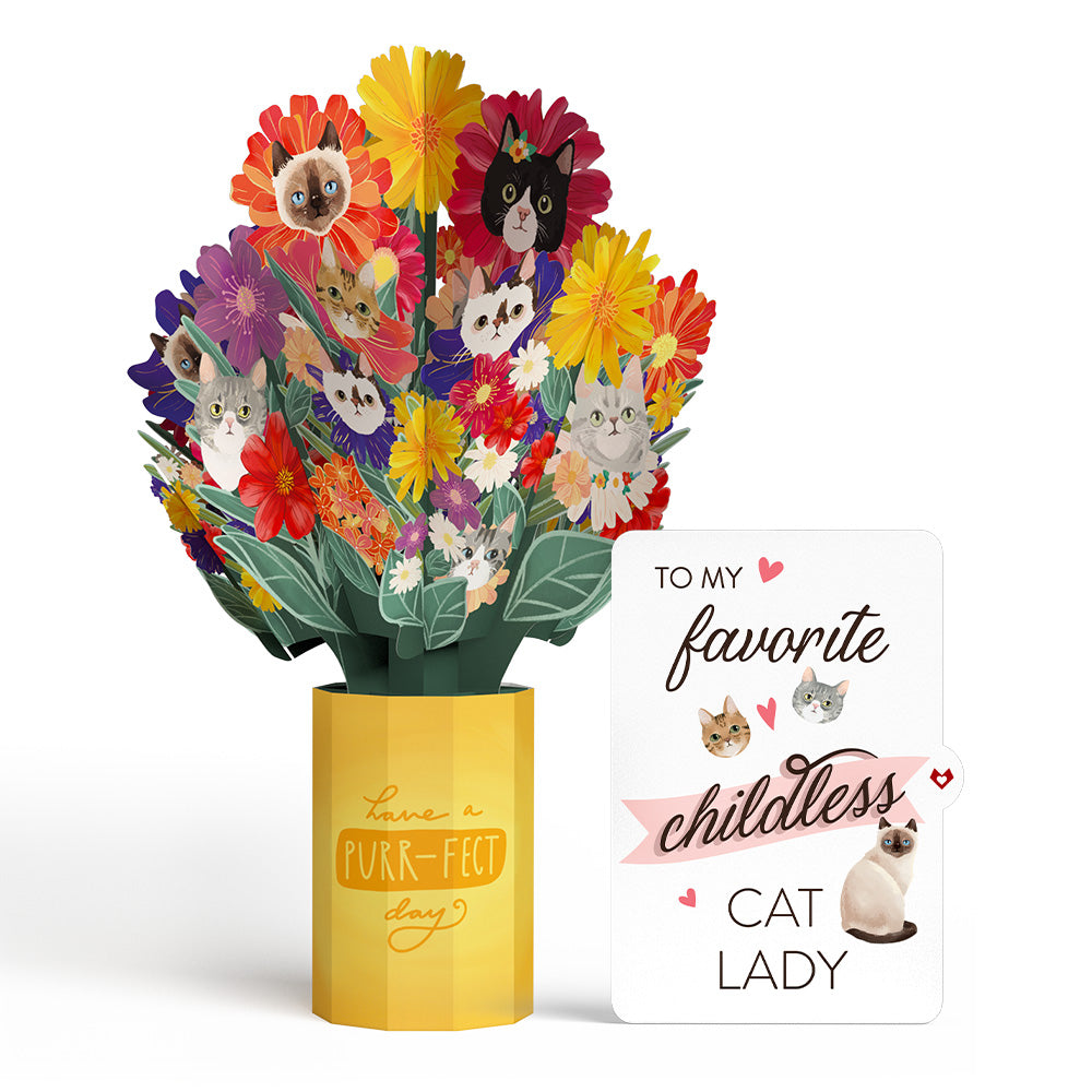 Purr-fect Day Bouquet for Childless Cat Lady、mySite、solidvoid
