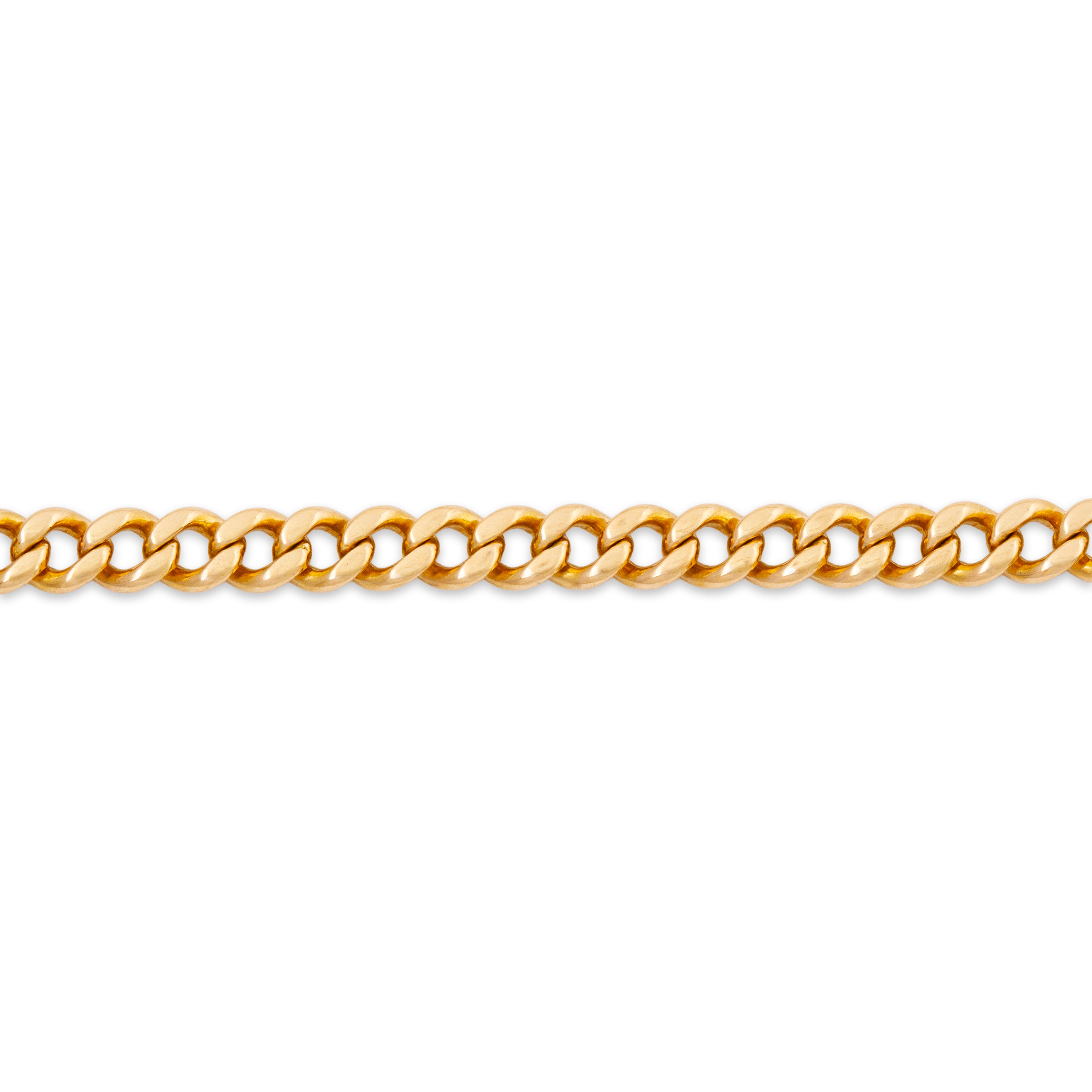 Vintage 14k Yellow Gold Graceful Curb Chain Bracelet 7、mySite、hinf8tx79