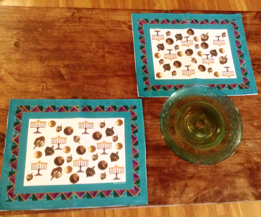 Vintage Coin Hanukkah Placemats、mySite、topwebapps