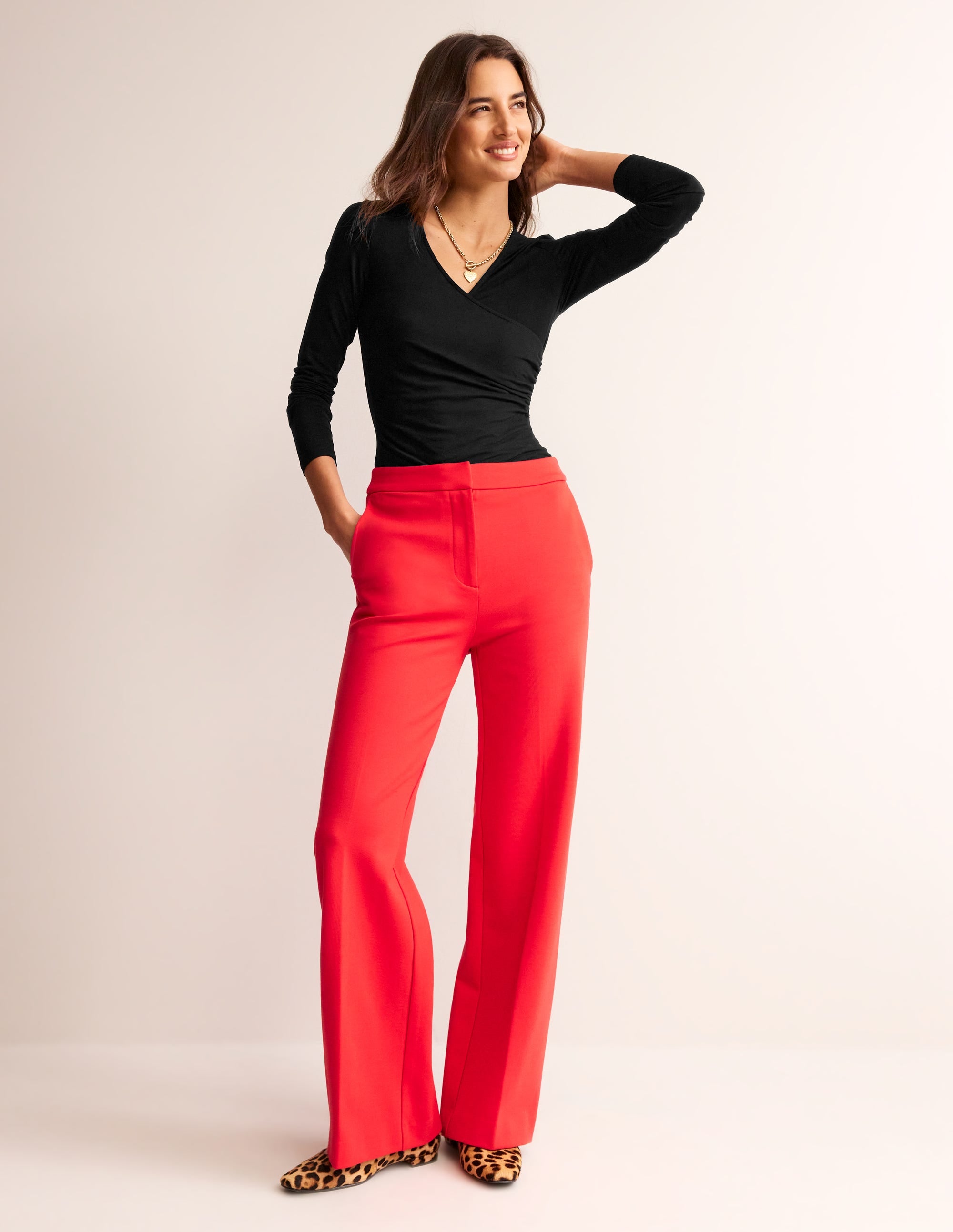  Long Sleeve Wrap Top-Black、mySite、ashleygrahame