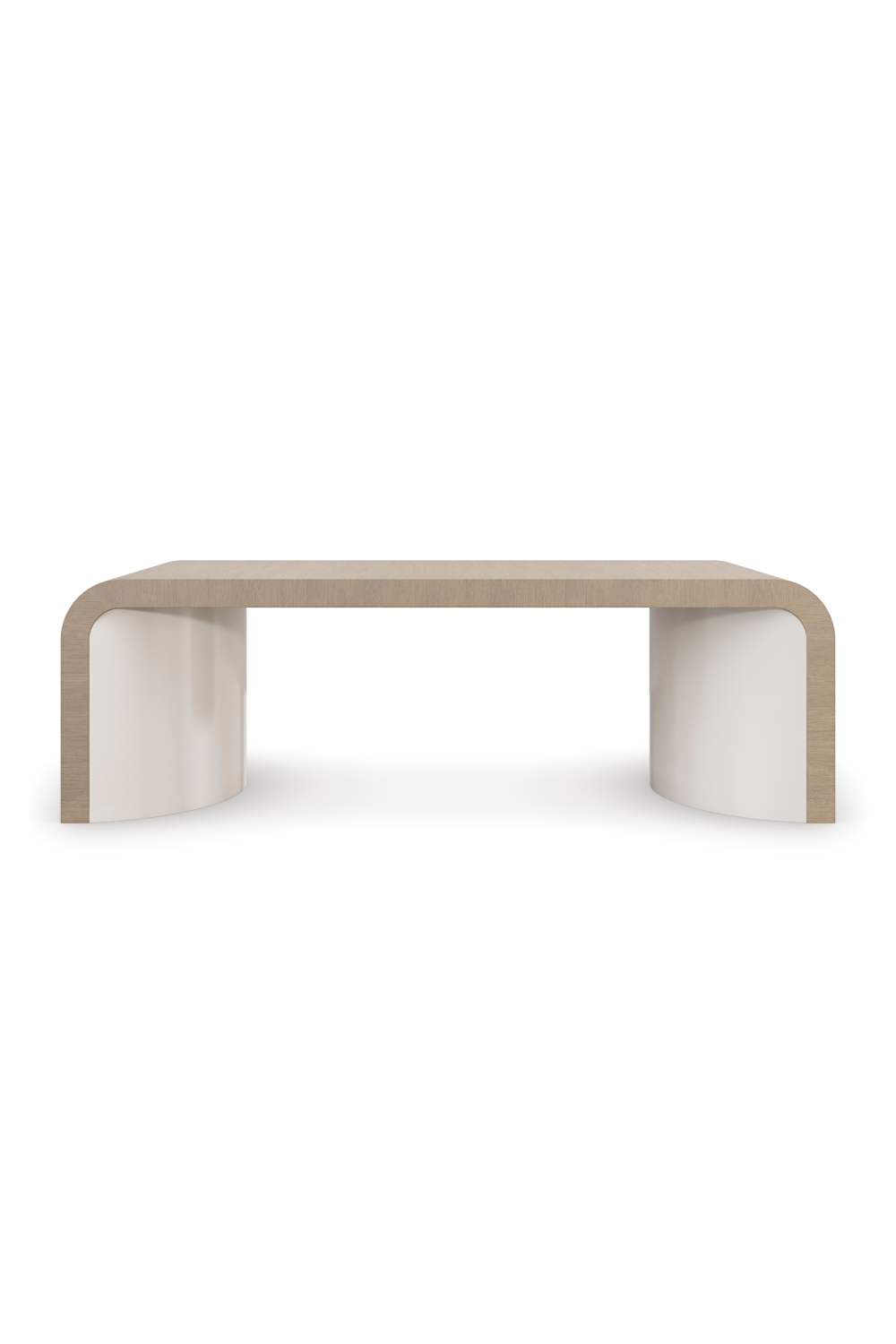 Curved Oak Coffee Table | Caracole Movement、mySite、neckold