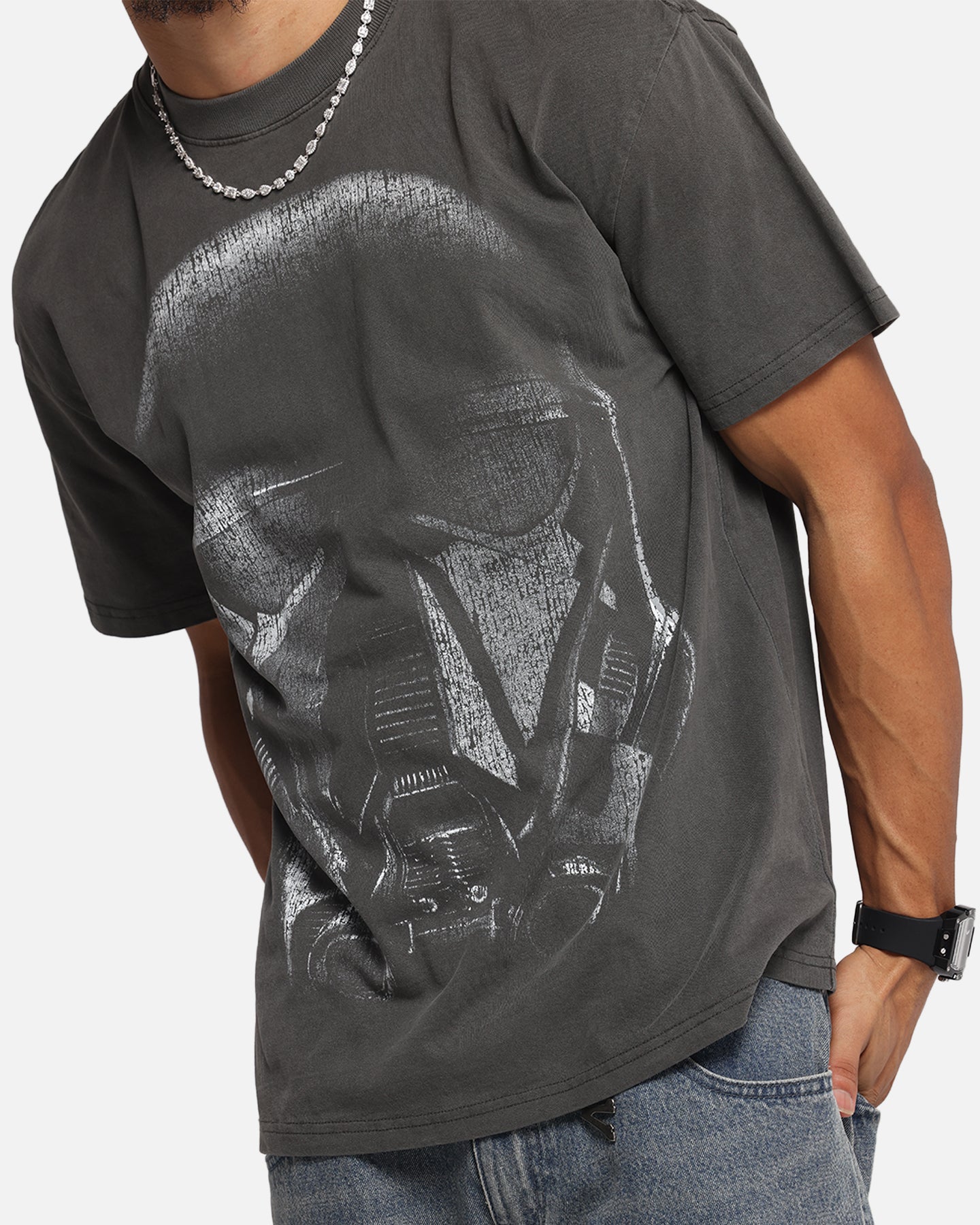 73 Studio Star Wars Death Trooper Vintage T-Shirt Black Wash、mySite、zt4zffjzw