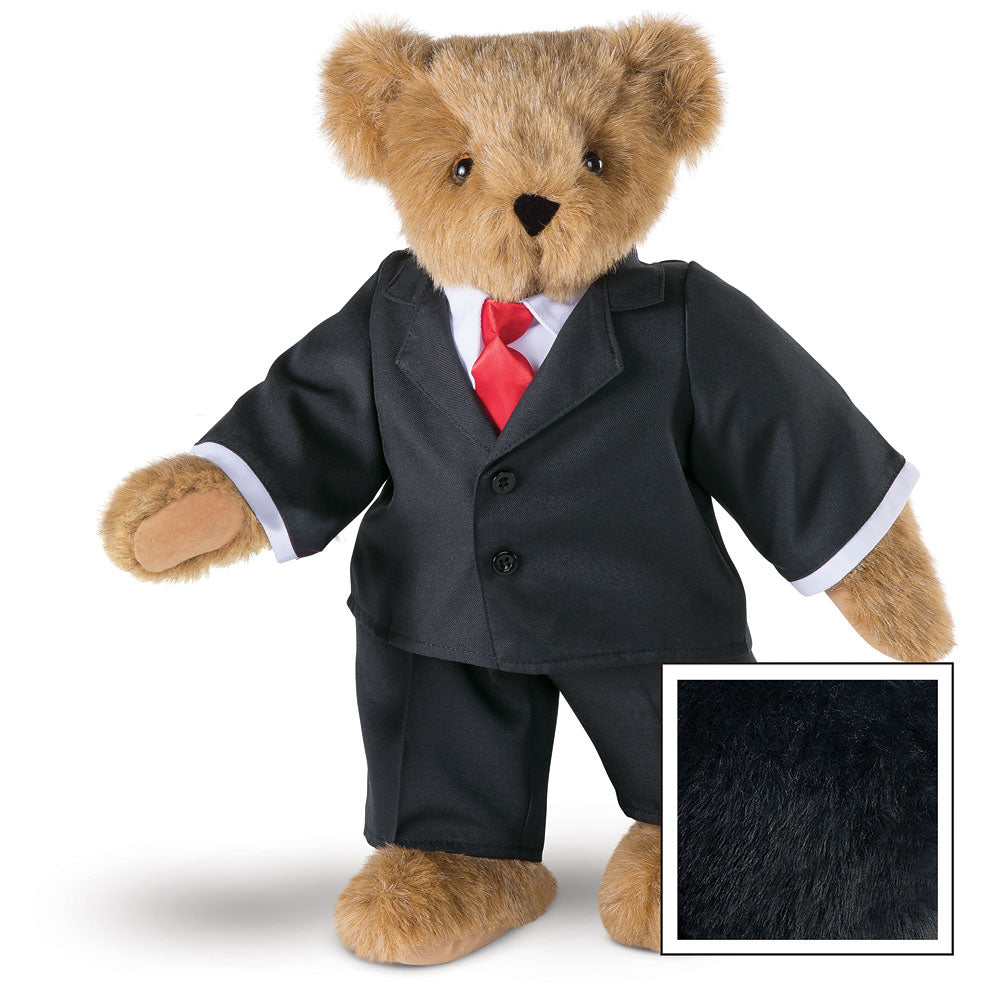 15 In. Business Bear, Black Suit、mySite、g9winljtr