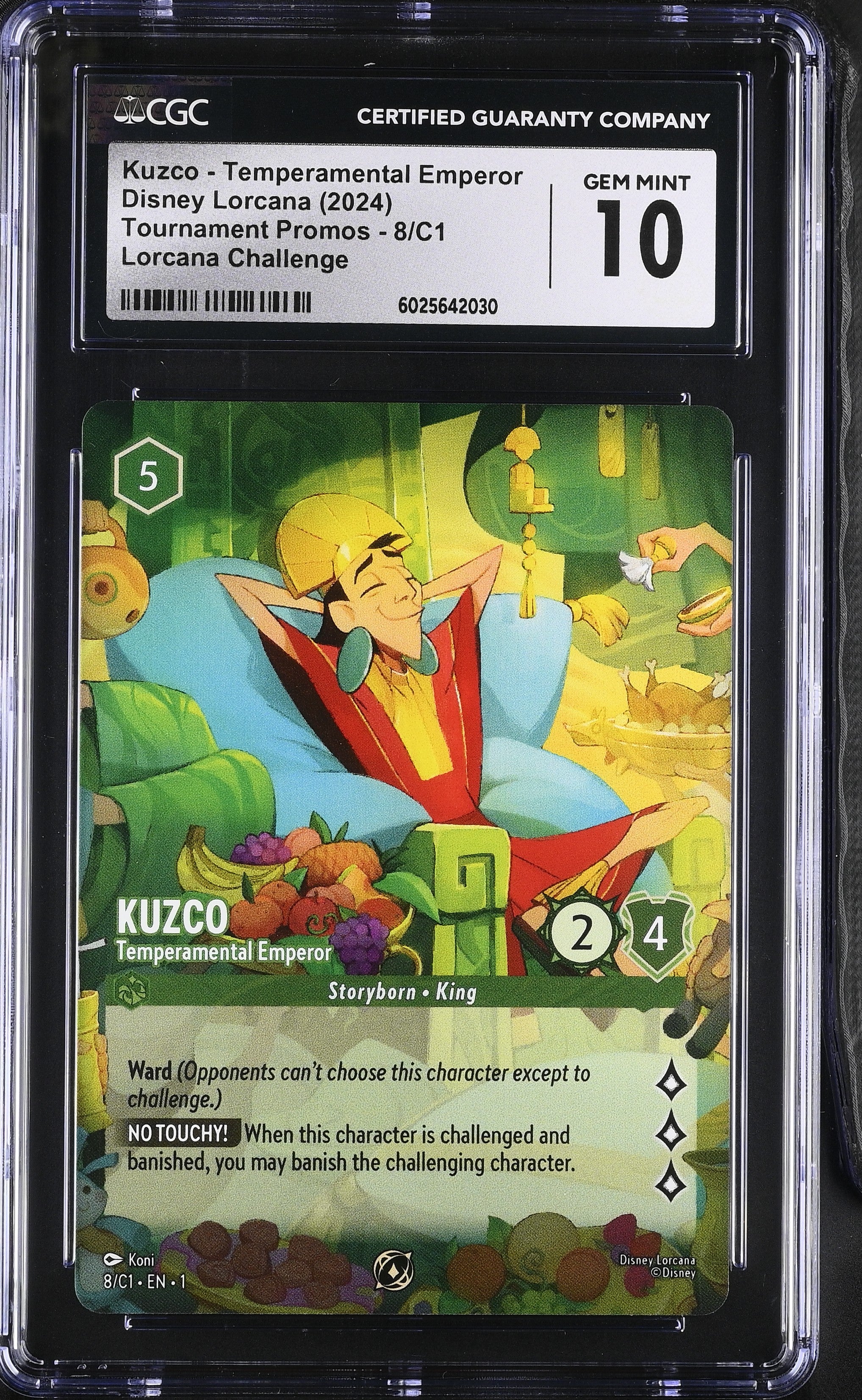 CGC 10 Kuzco - Temperamental Emperor (8/C1) Tournament Promos - 6025642030、mySite、waistdrama