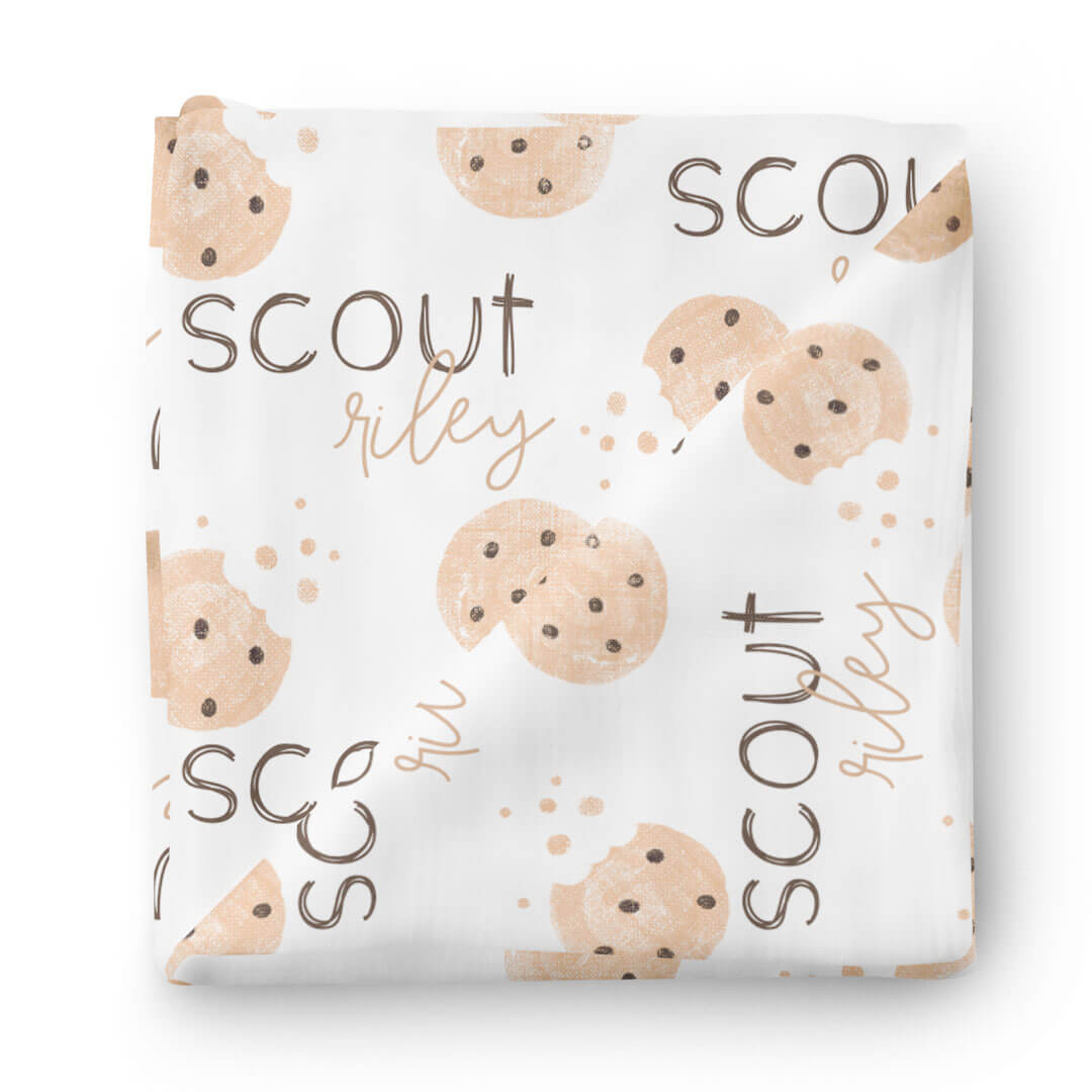  Cookie Crumble Personalized Baby Name Swaddle Blanket、mySite、layawaytickets