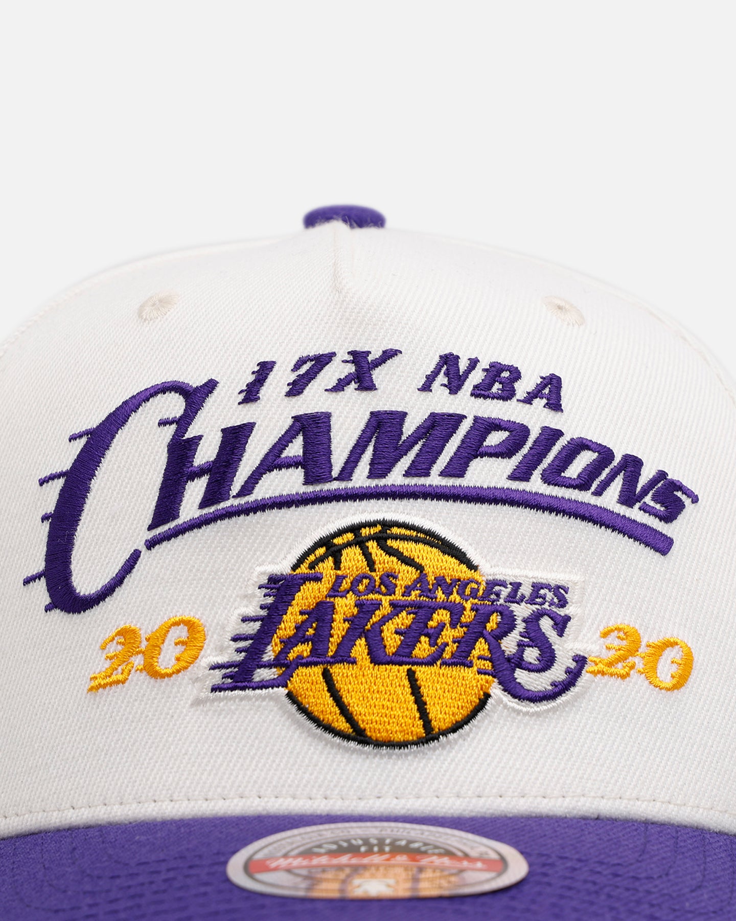Mitchell & Ness Los Angeles Lakers 'NBA Elite Finals' MVP Snapback Cream/Purple、mySite、zt4zffjzw