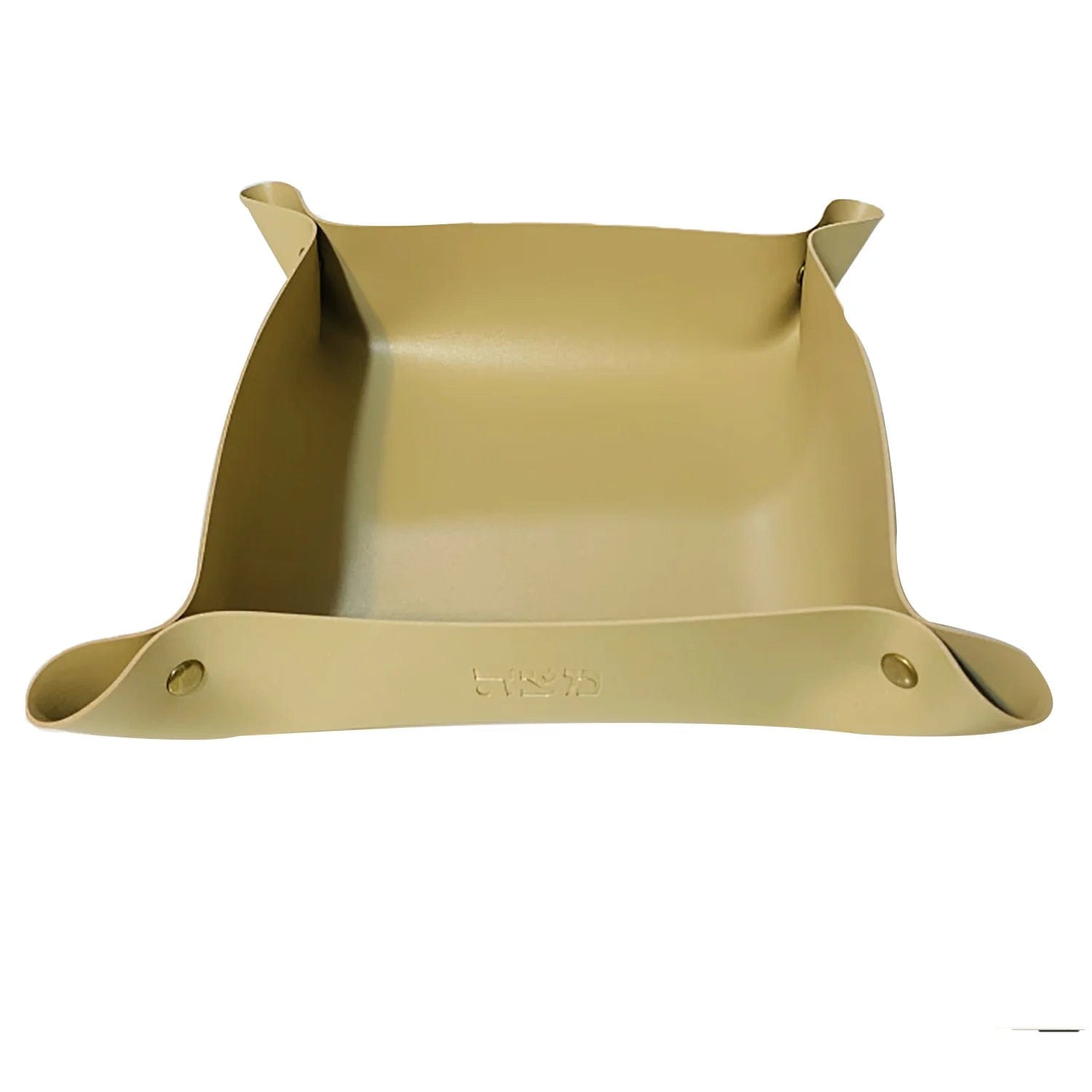 Faux Leather Folding Matzah Tray - Gold、mySite、topwebapps