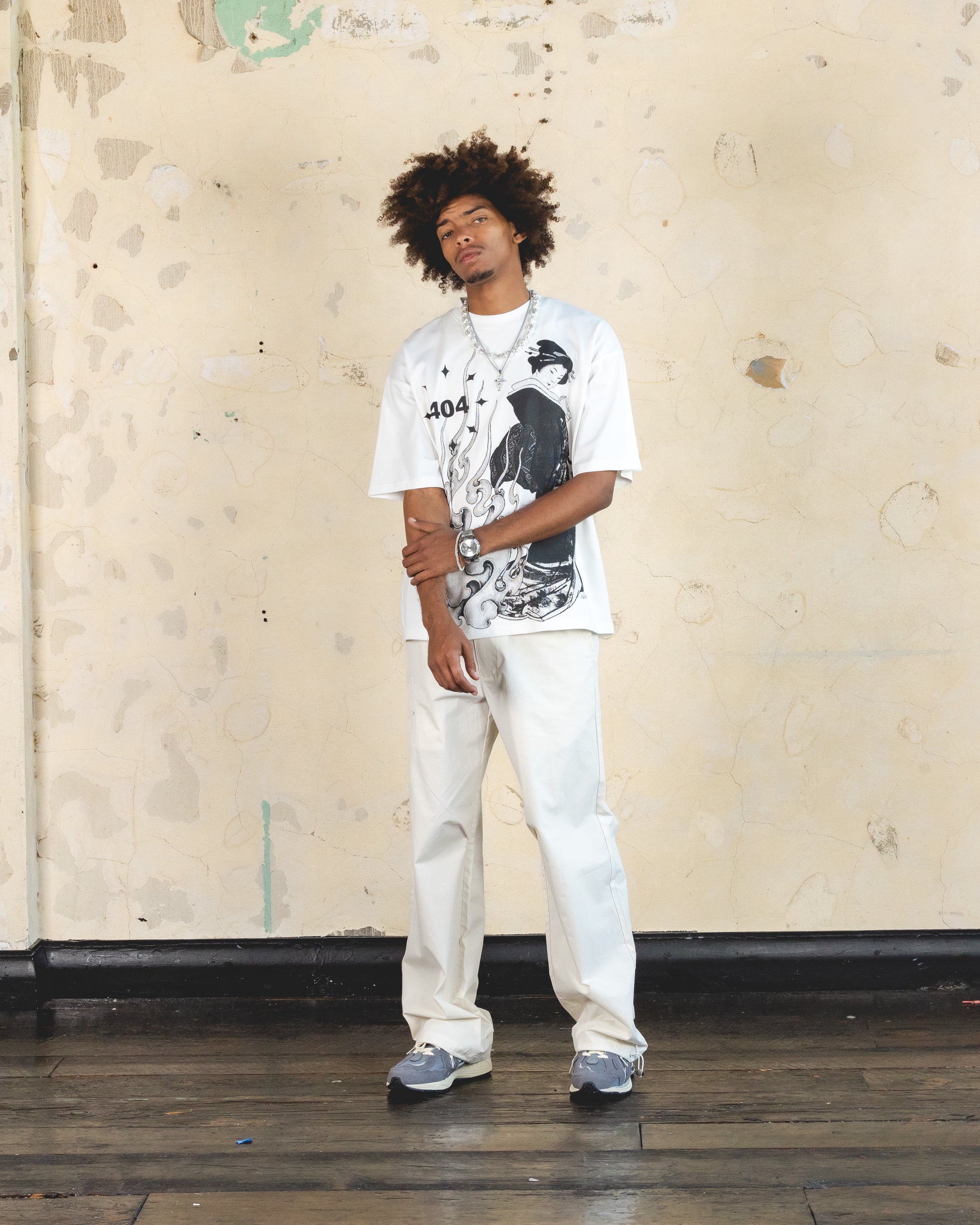 404 Geisha T-Shirt Off White、mySite、zt4zffjzw