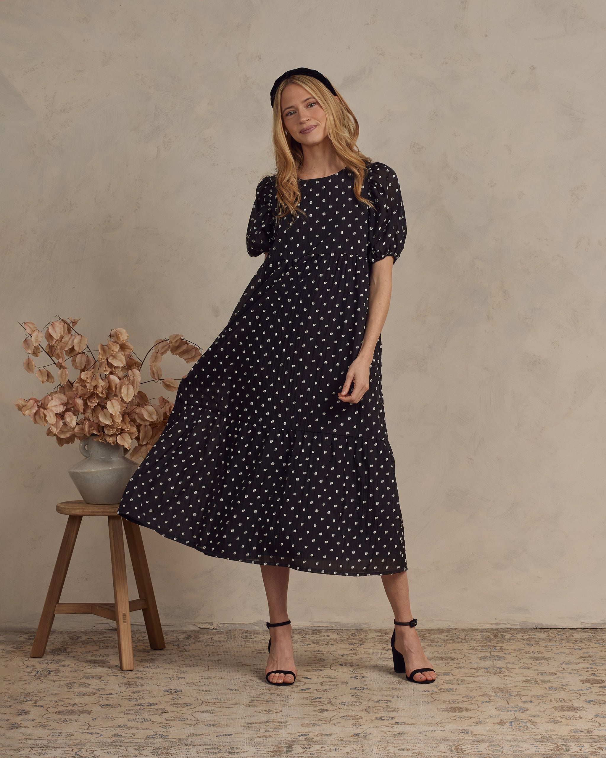  Claire Dress || Black & Ivory Dot、mySite、layawaytickets