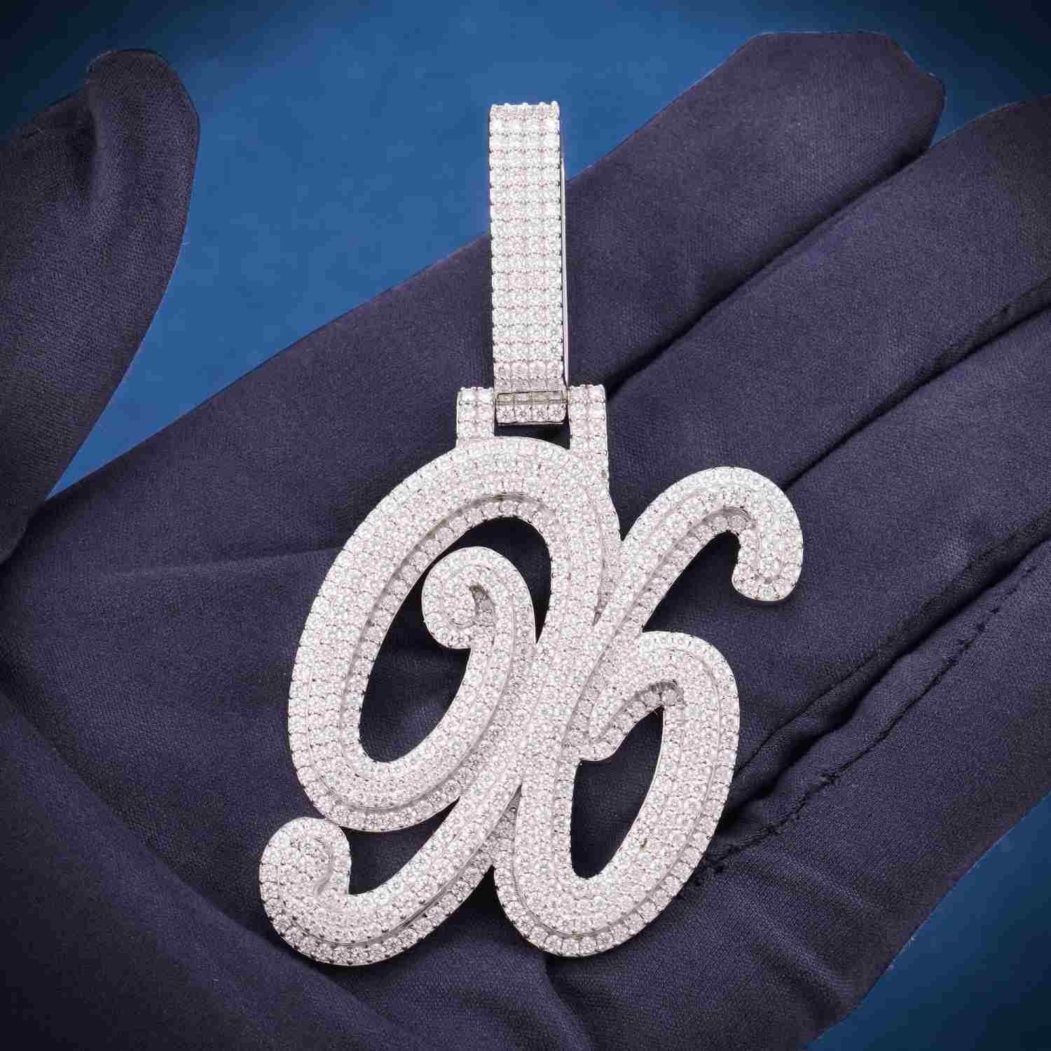 96 Custom Moissanite Pendant 14K Gold、mySite、hinf8tx79