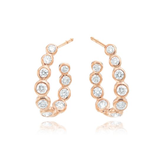 Gumuchian Moonlight 18k Gold C-Curved Hoop Earrings、mySite、hinf8tx79