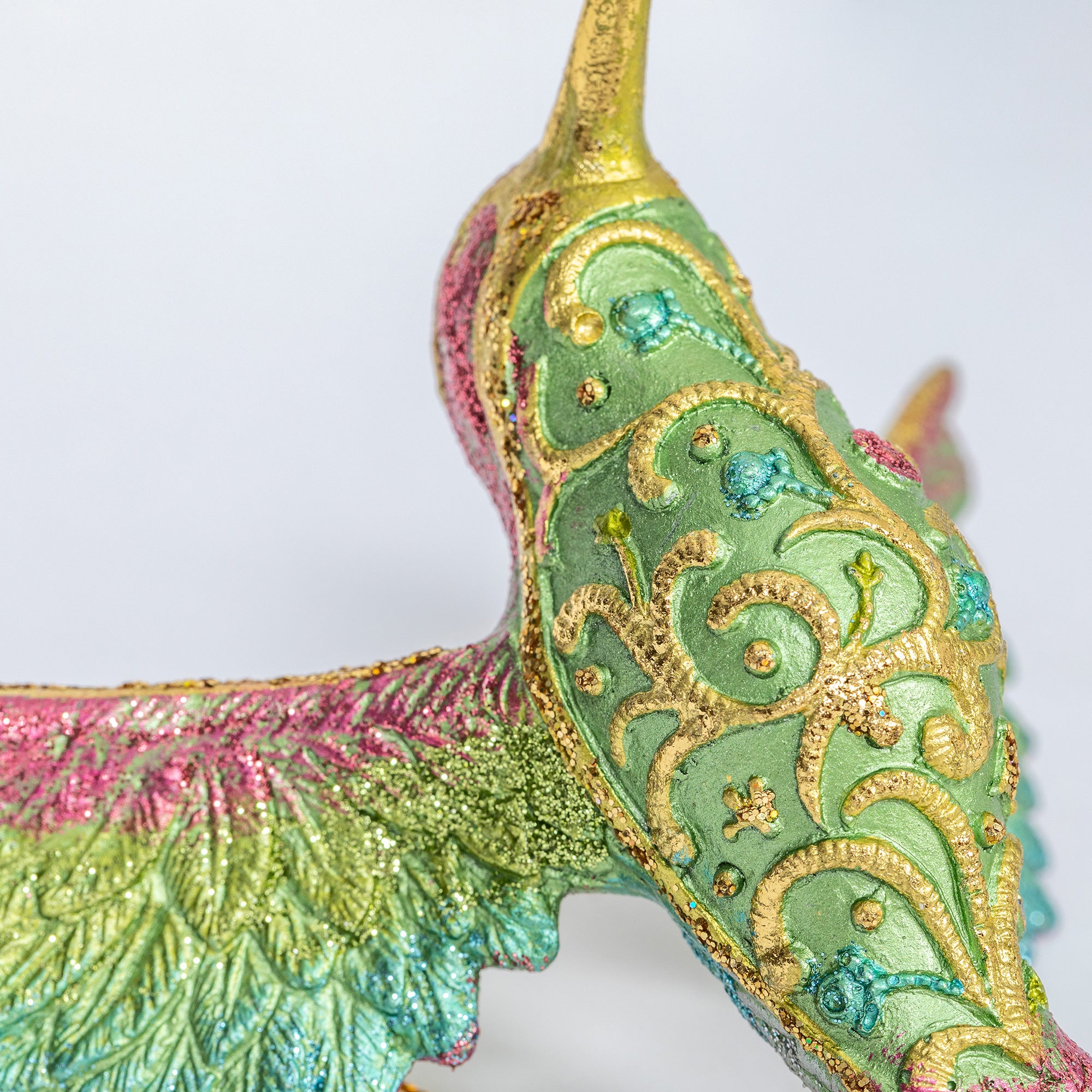 Colorful Beaded Hummingbird Ornament、mySite、camillekostekn