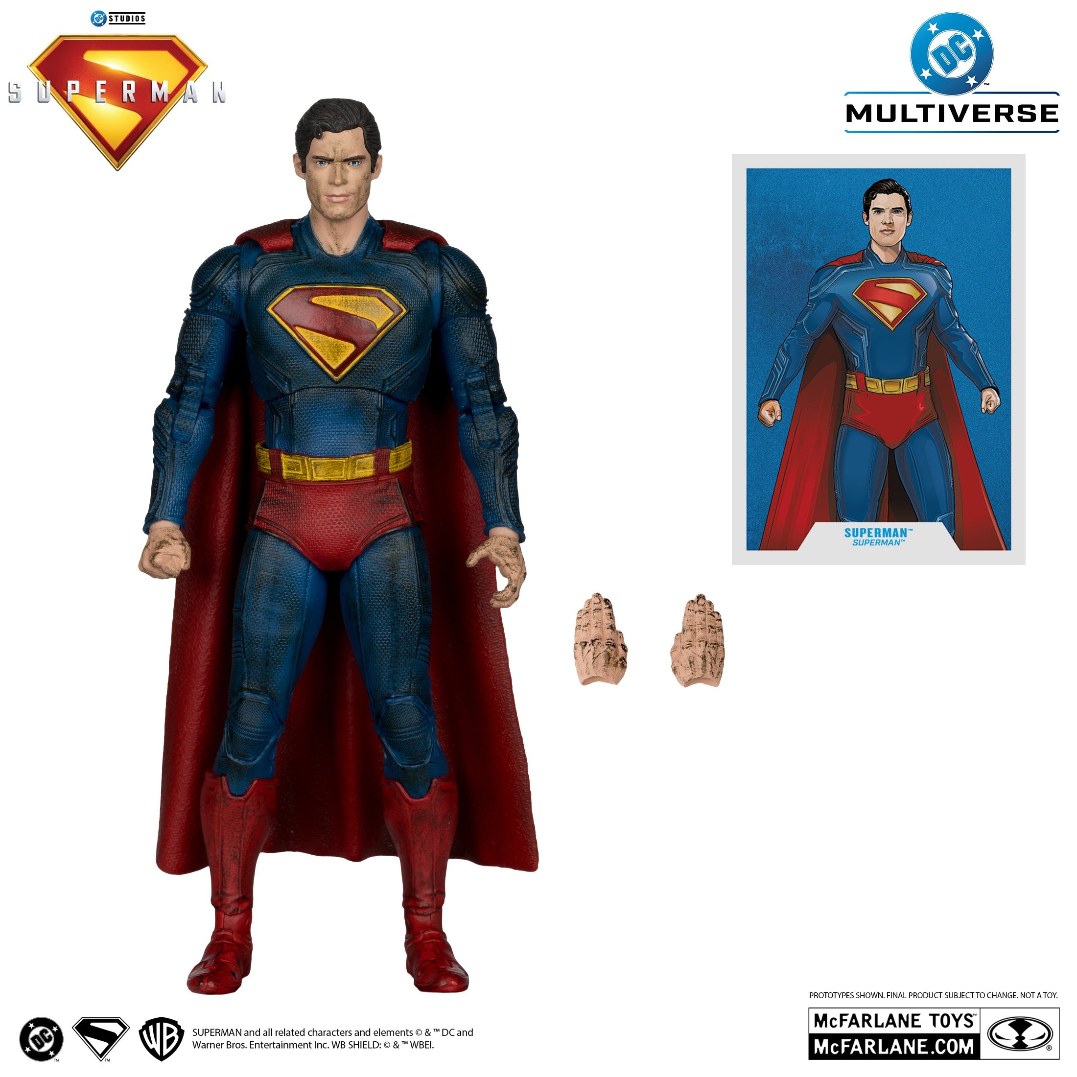 DC Multiverse Gold Label Superman Battle Damage Superman Movie (2025)、mySite、hgirdovlk