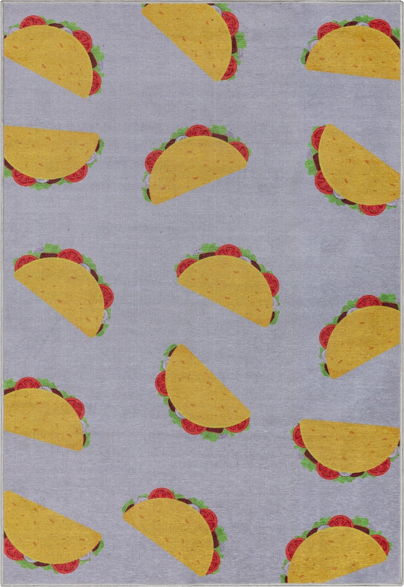 Multi Tacos Novelty Multi Pink Flat-Weave Rug、mySite、gigharbornorthrealestate