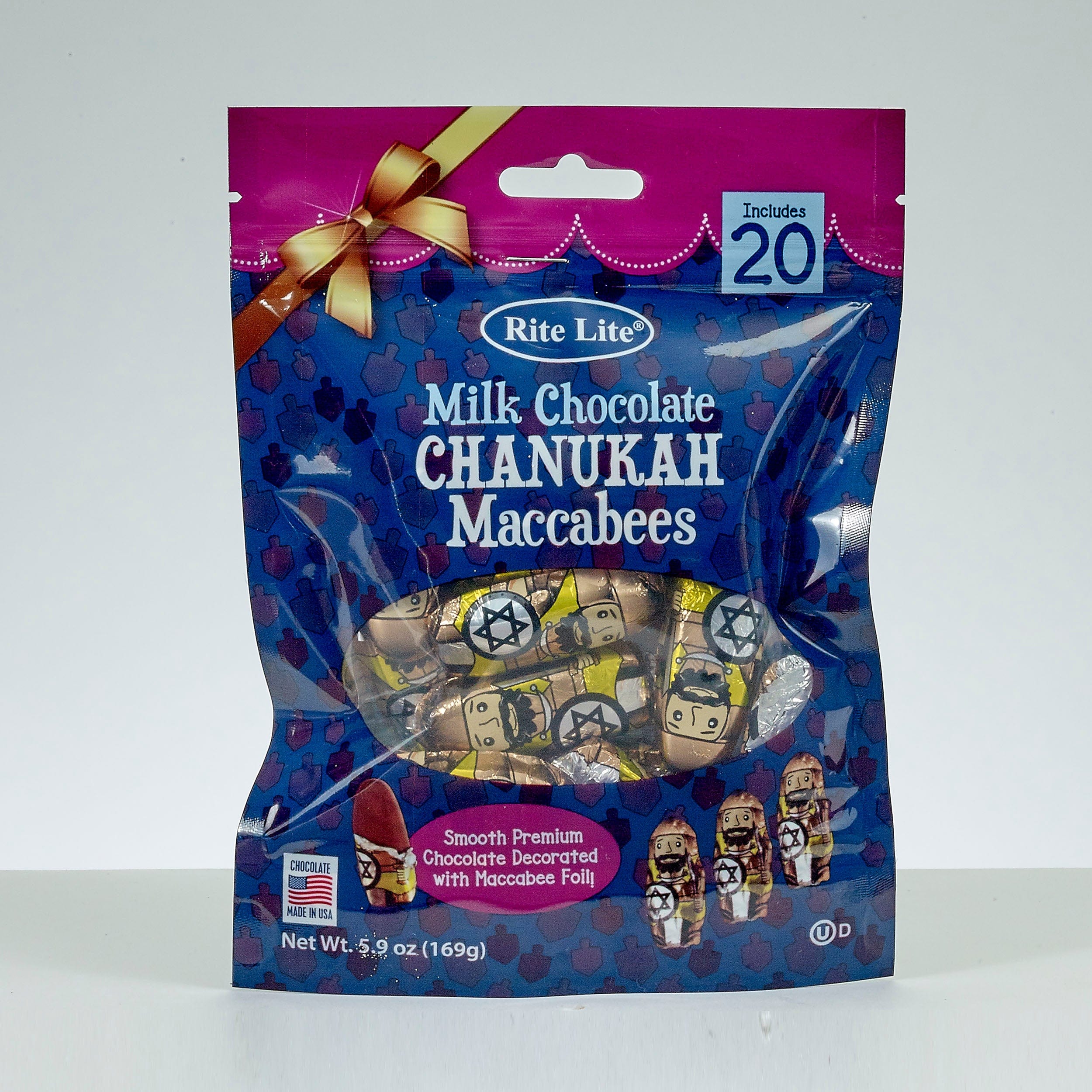 Milk Chocolate Chanukah Maccabees - Bag of 20、mySite、topwebapps