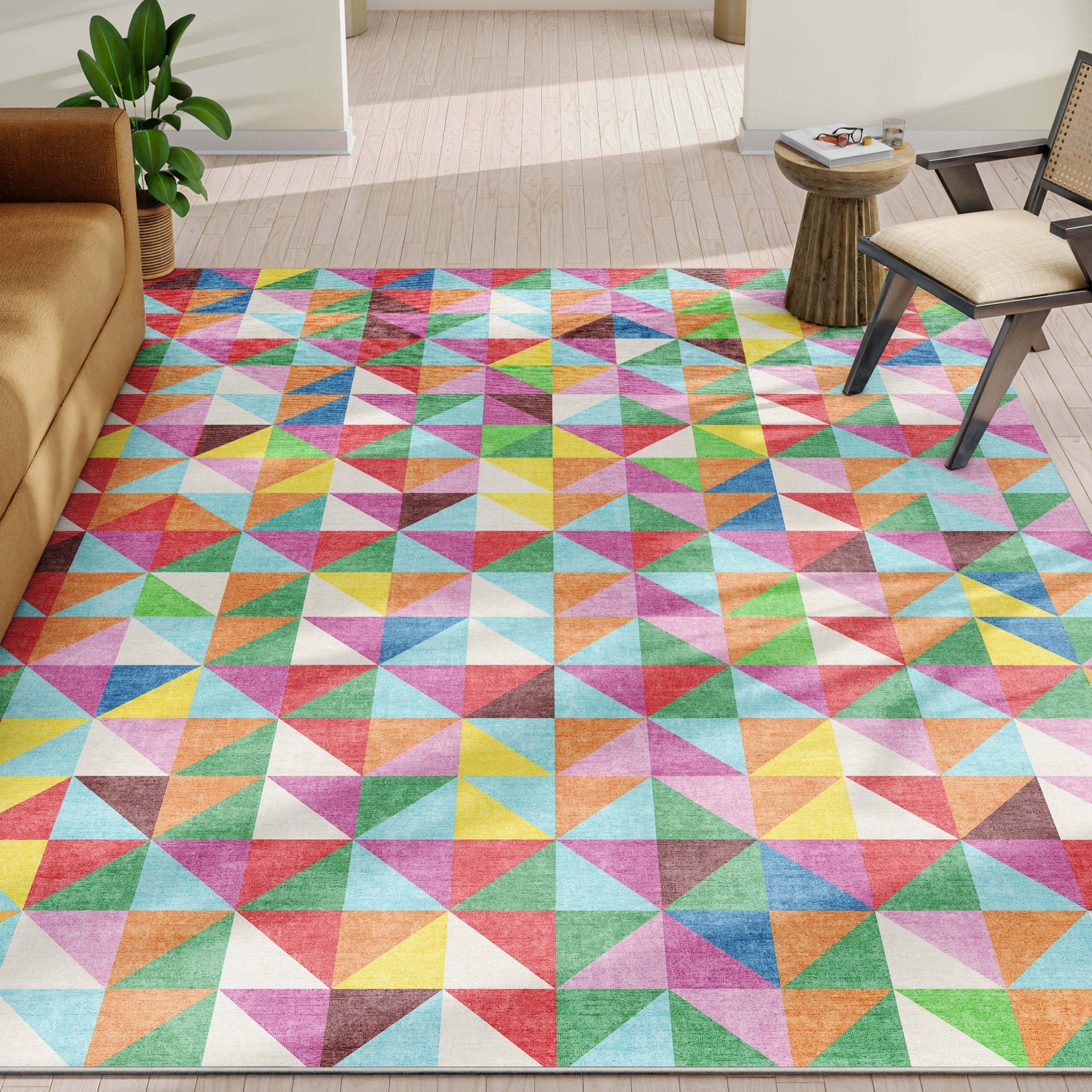 Crayola Modern Tile Geometric Bright Multi Color Area Rug By Well Woven、mySite、gigharbornorthrealestate