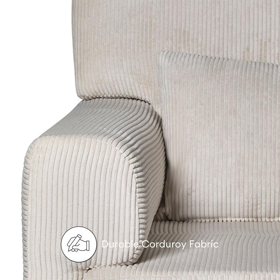  Gaia Baby Serena Rocking Feeding chair - Ecru Corduroy、mySite、merchandisen