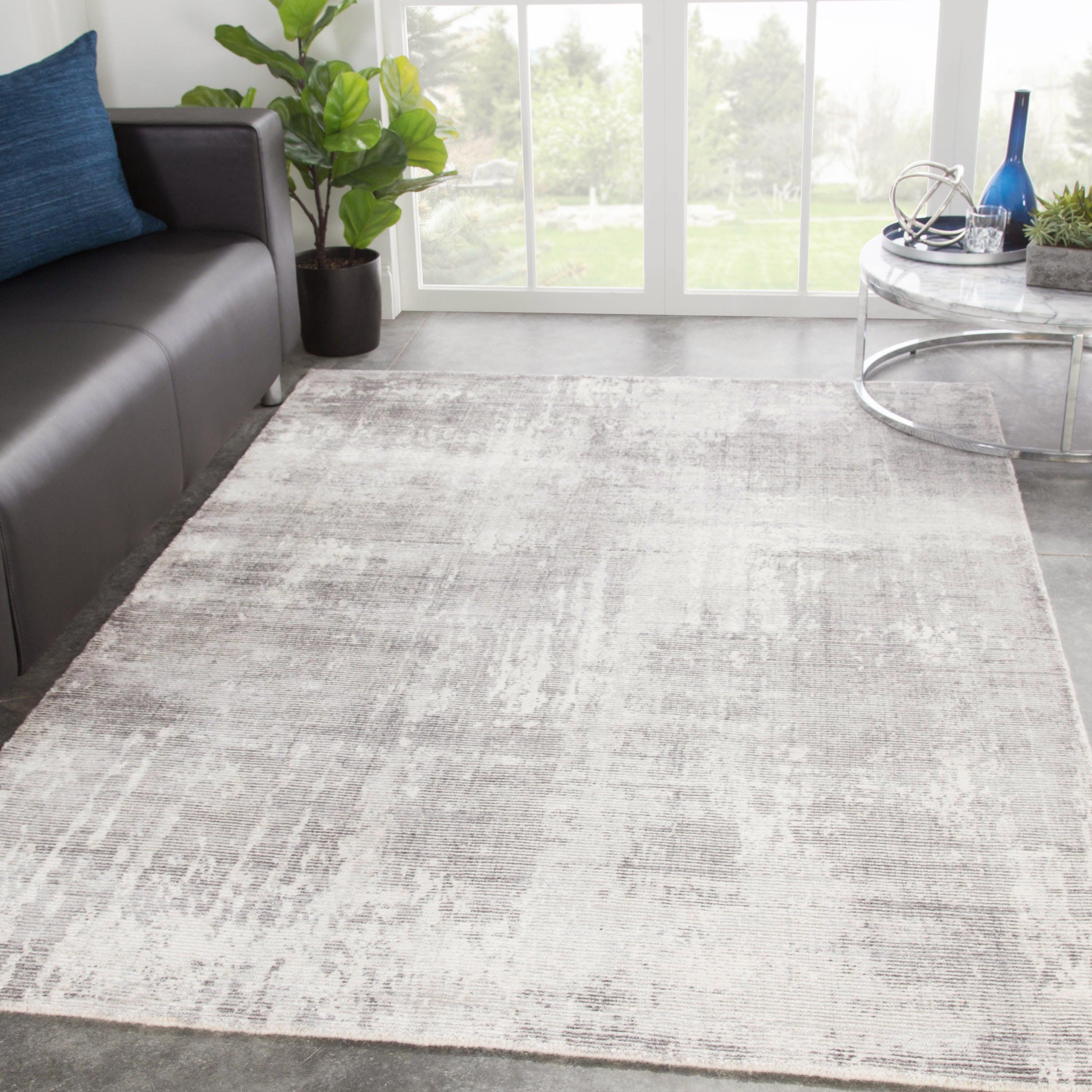 Arabella Handmade Abstract Light Gray White Area Rug、mySite、gigharbornorthrealestate