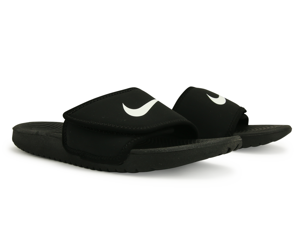 Nike Kids Kawa Adjust Sandals Black/White、mySite、noshort