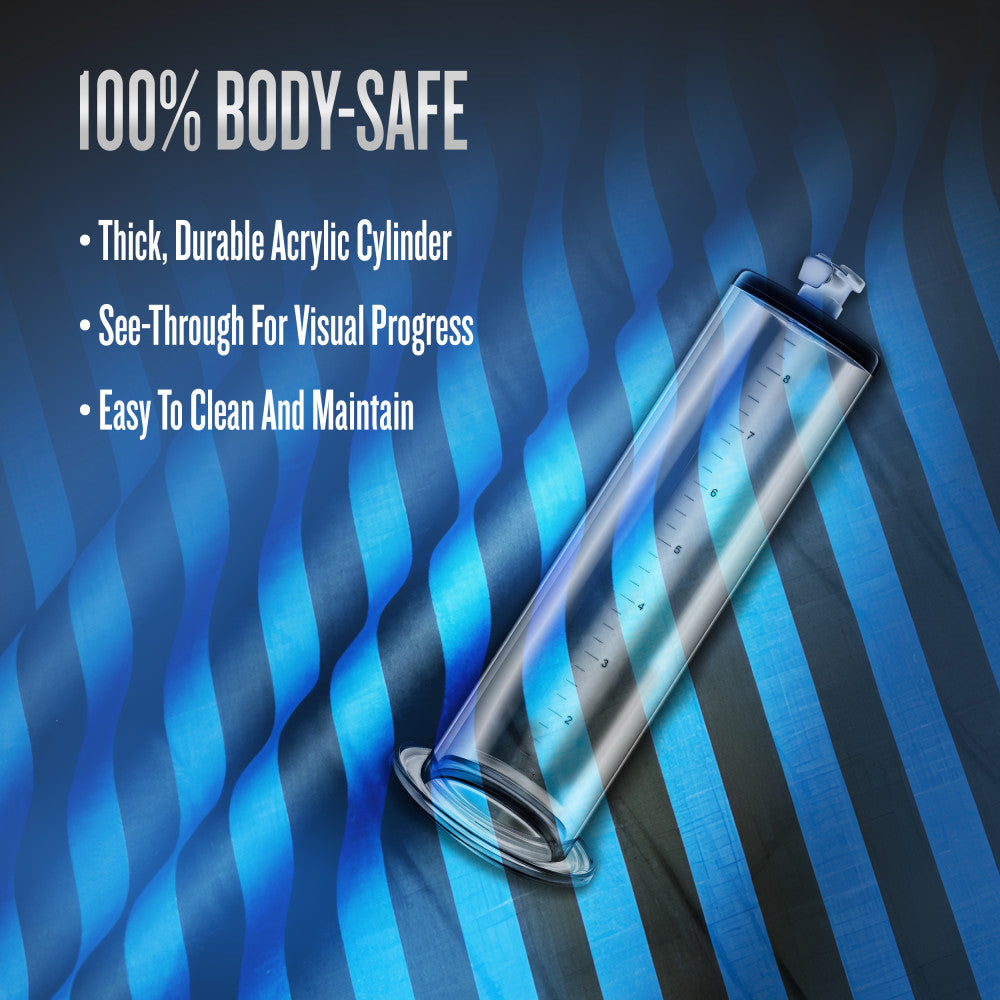 Performance By Blush® | - 9 Inch x 2 Inch Penis Pump Cylinder - Clear、mySite、bottomscart
