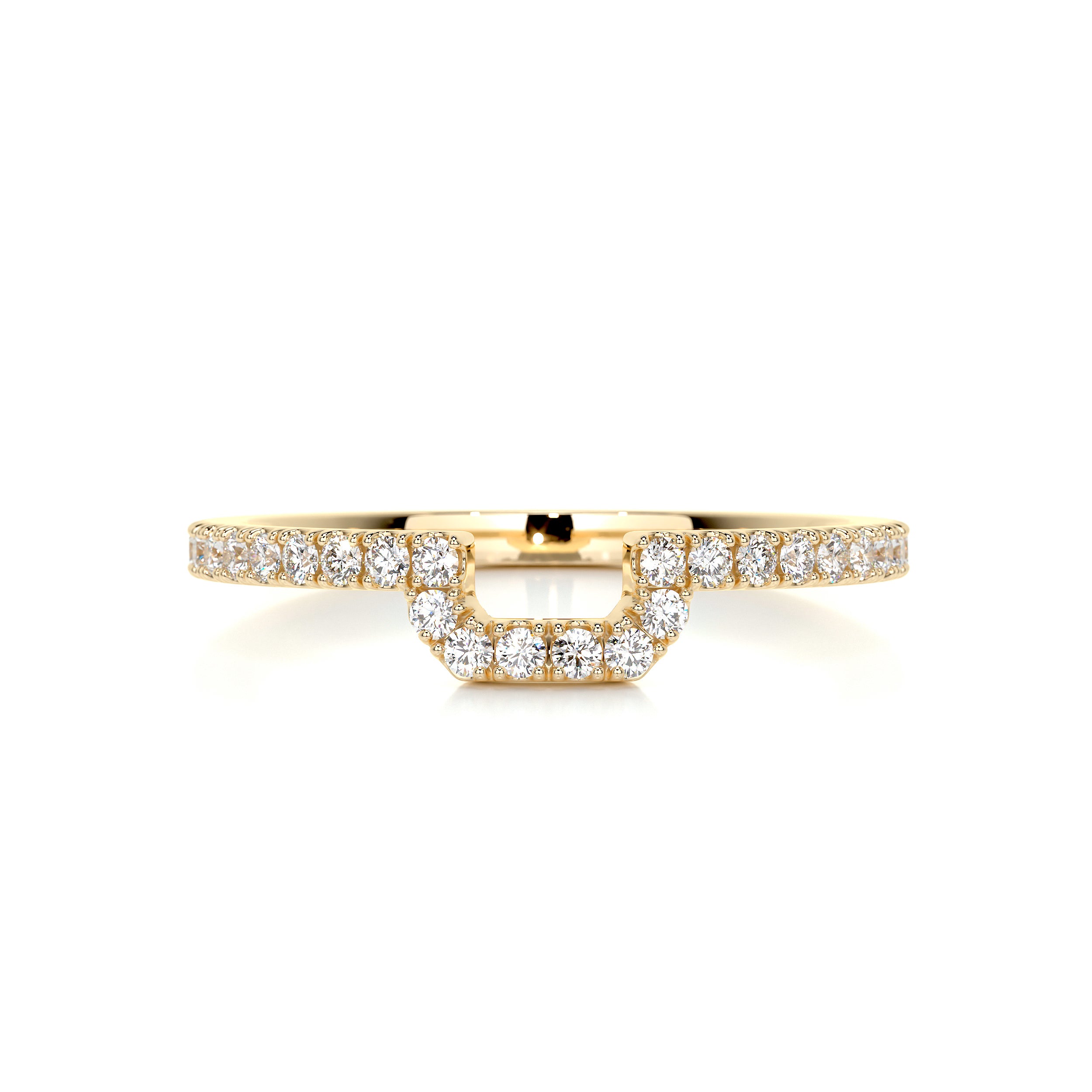 Luna Diamond Wedding Ring (0.30 Carat) -18K Yellow Gold、mySite、hinf8tx79