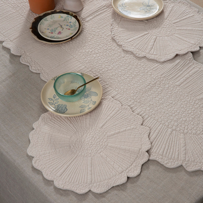 Cotton Table Runner | Beige | 140 x 40 cm、mySite、camillekostekn