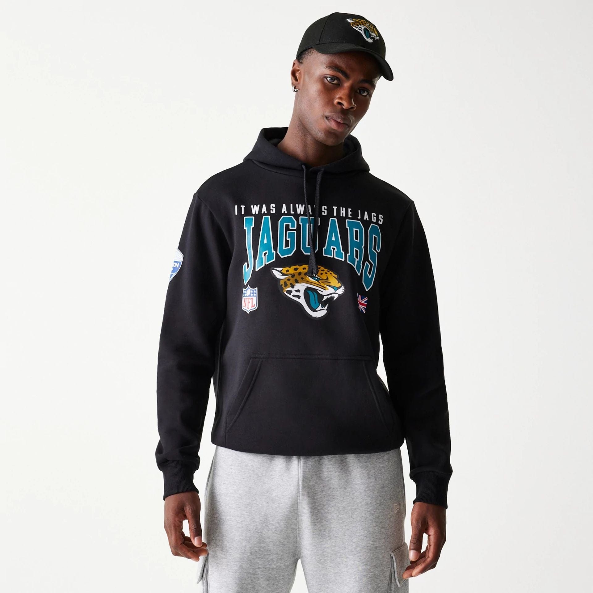 Jacksonville Jaguars NFL Games Slogan Black Pullover Hoodie、mySite、vikingsvslions