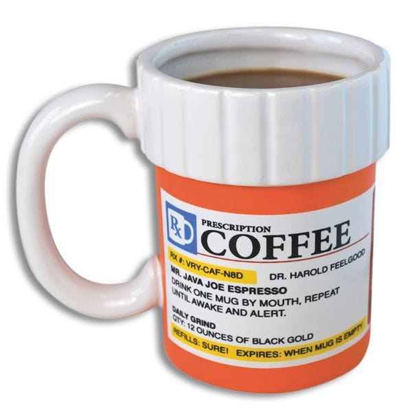 Ceramic Prescription Coffee Mug 4 12oz-Fun Gift for the Coffee Lovers! *、mySite、g9winljtr